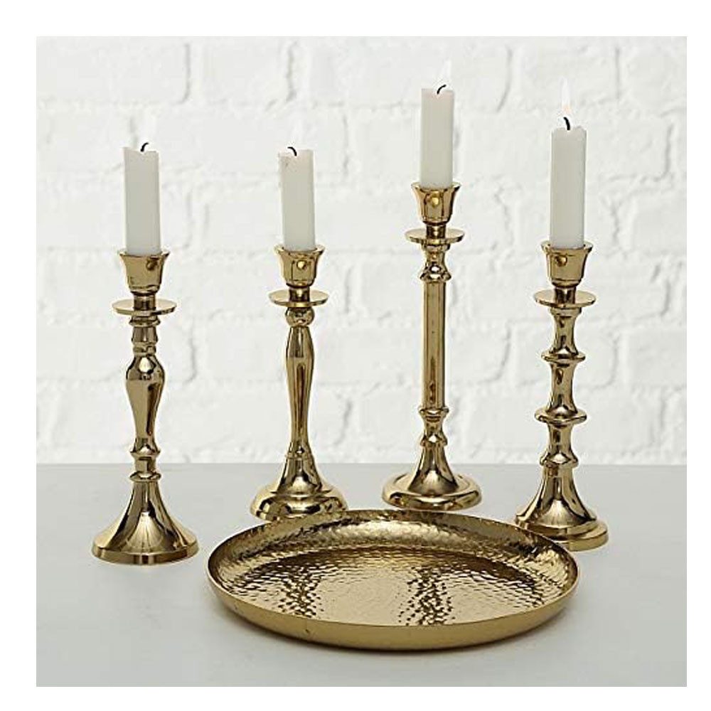 BOLTZE Kerzenständer Kerzenleuchter 5-tlg. Set Barockstil günstig online kaufen