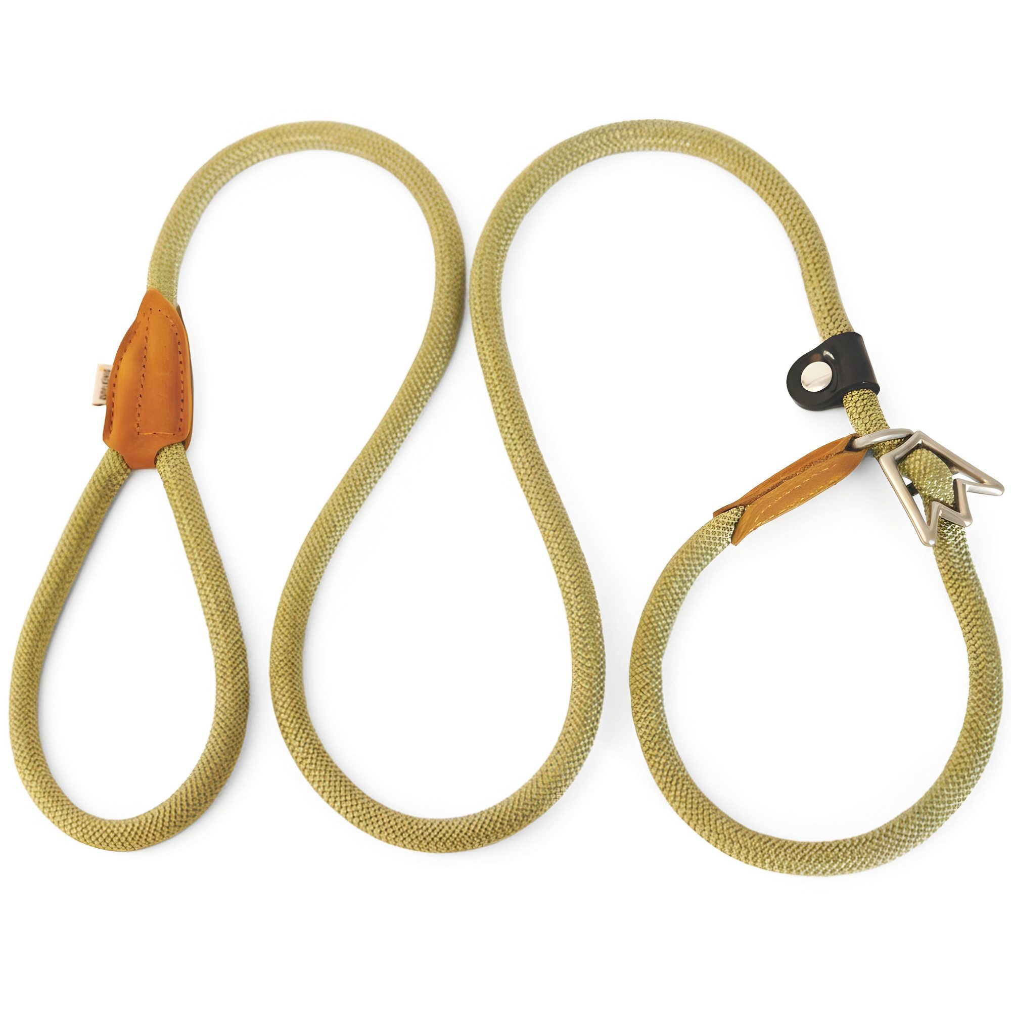 Rudelkönig Hundeleine Retrieverleine Tilda, Führleine mit Zugstopp, hochwertige Hundeleine, Nylon (1-tlg., Rudelkönig), Leine und Halsband in einem