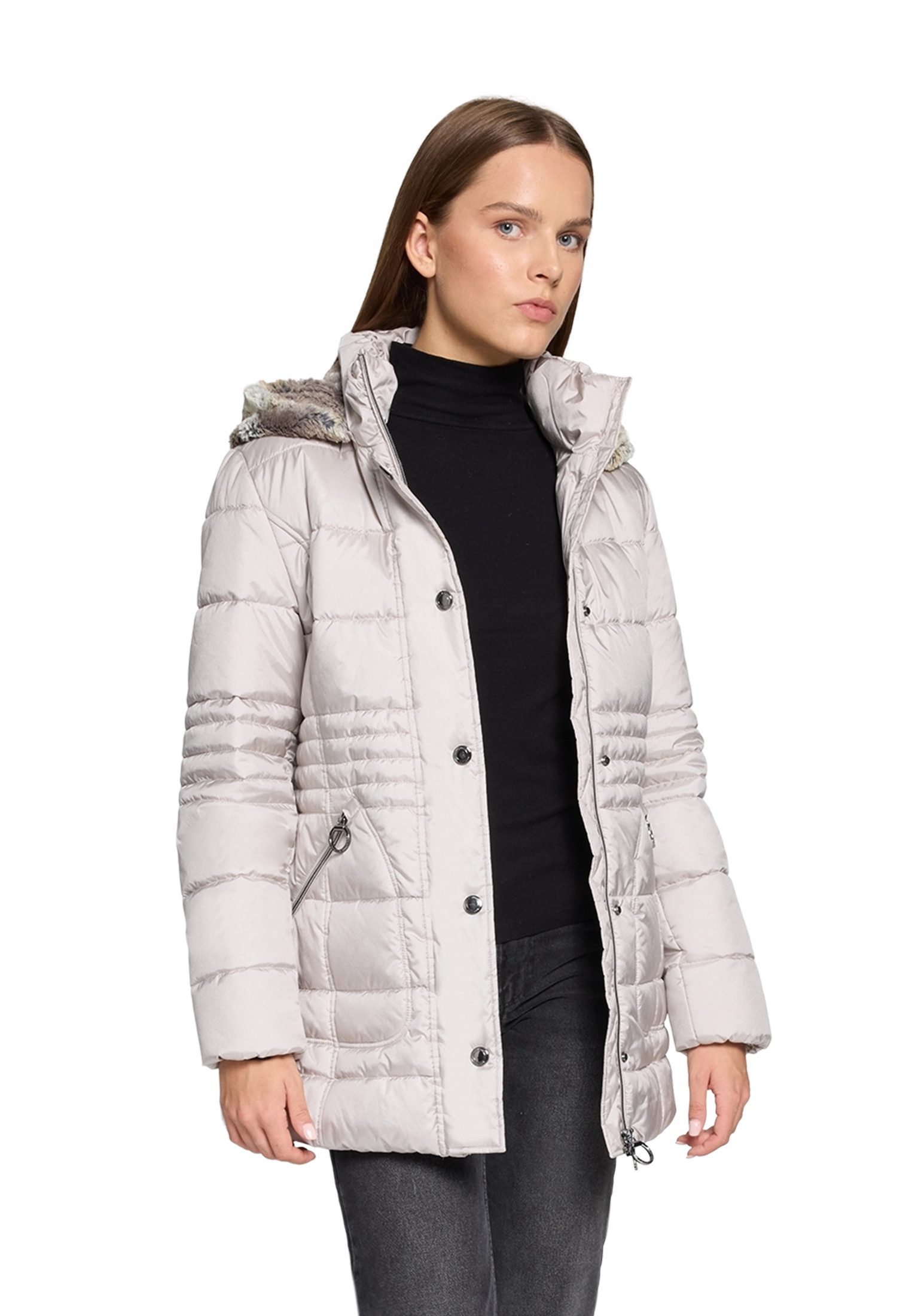 Betty Barclay Outdoorjacke Damen Outdoorjacke mit abnehmbarer Kapuze günstig online kaufen