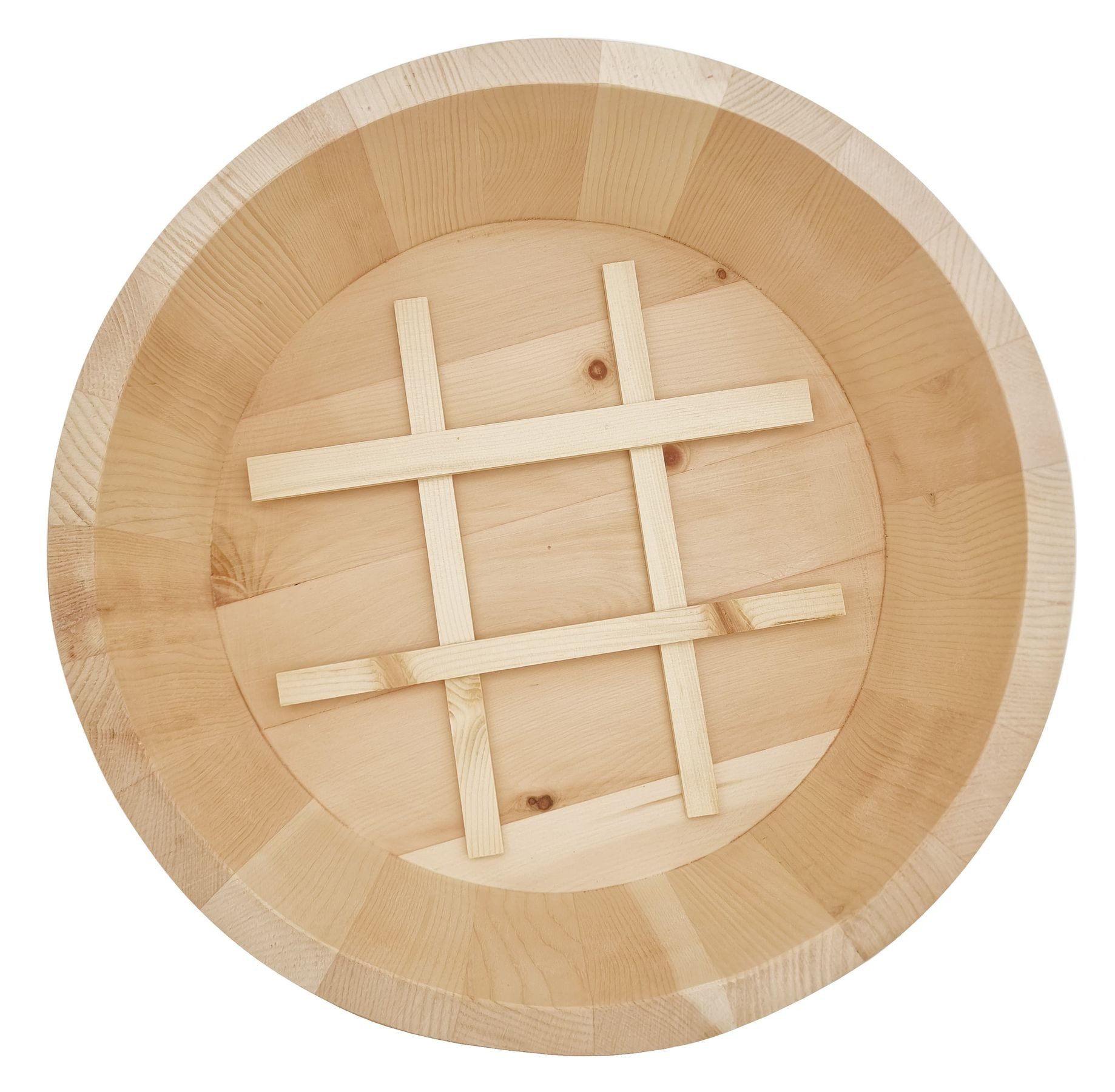 ERST-HOLZ Brotkorb Zirbenbrottopf mit Deckel und Einlage Holztopf für Brot