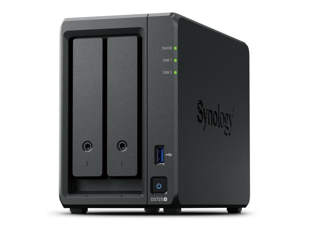 Synology Synology Disk Station DS725+ NAS-Server + 2x Synol HDD-NAS-Festplatte