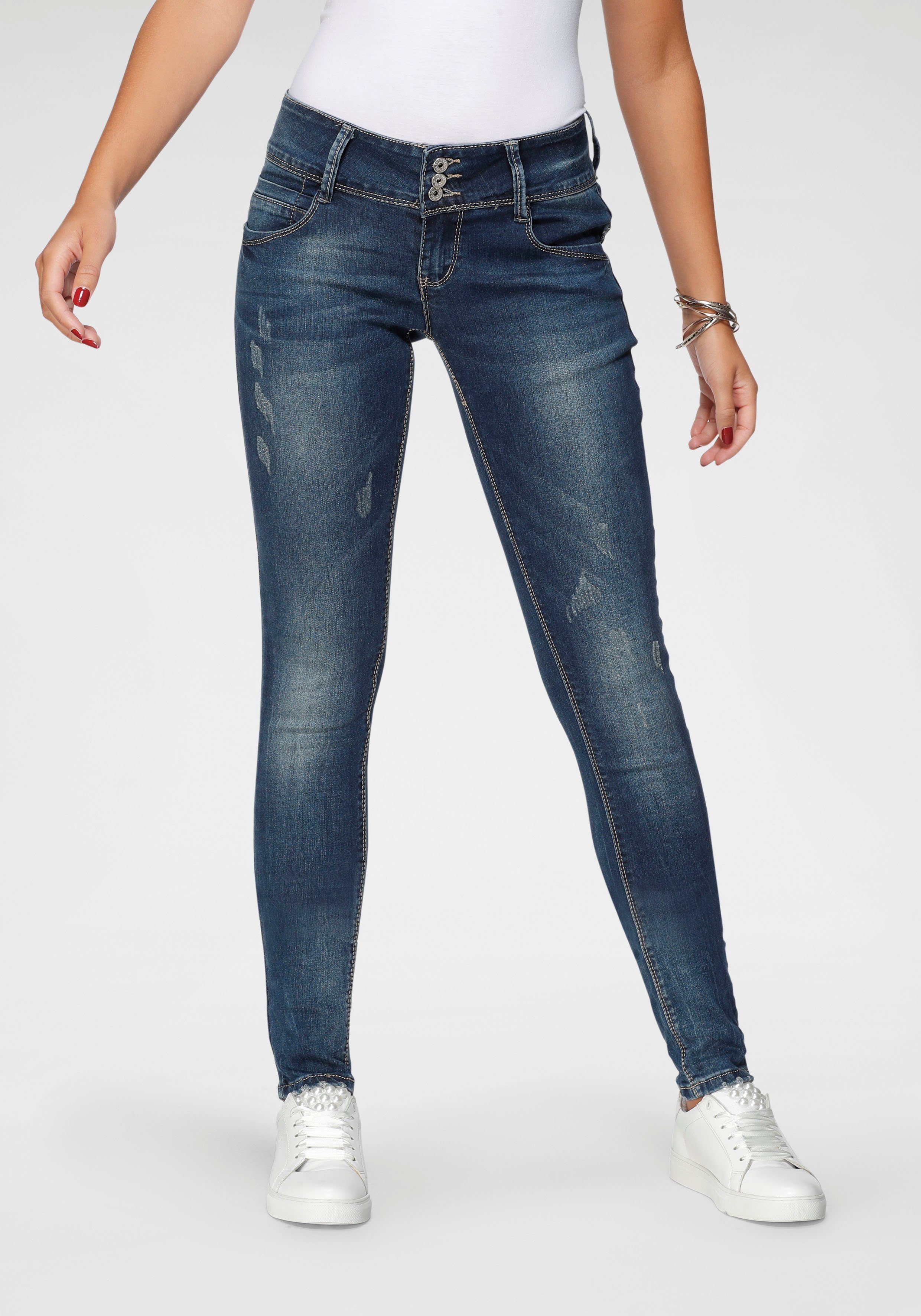 HaILY’S CAMILA Skinny-fit-Jeans darkblue