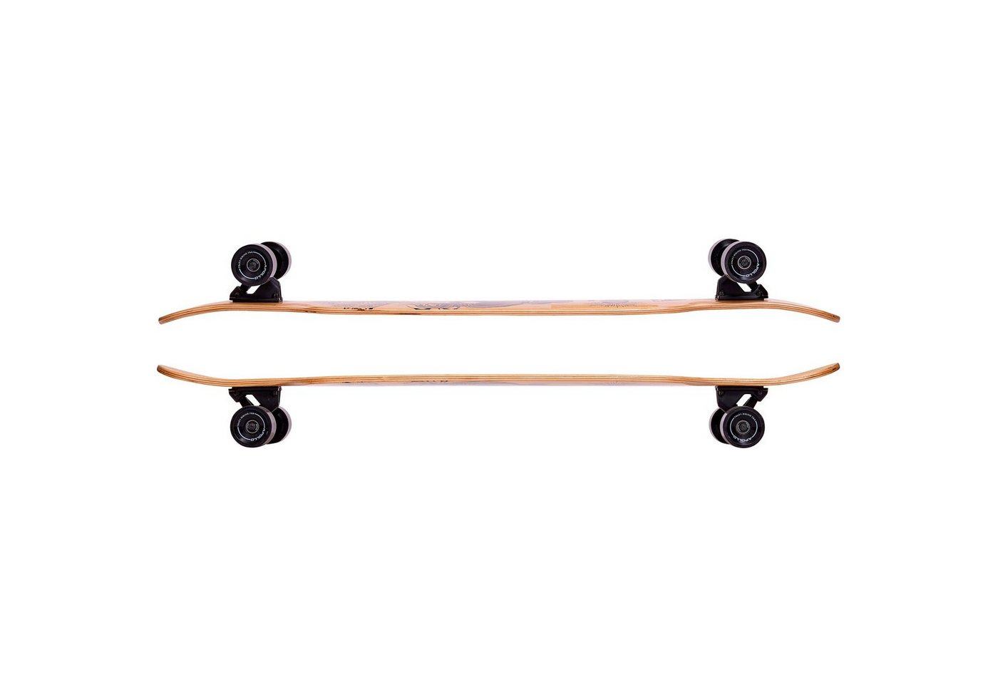 Thumbnail - Apollo Longboard Dancer Longboard 46 Zoll inkl. T-Tool, Aus hochwertigem Holz mit Bambus, perfekt zum Dancen oder Cruise...
