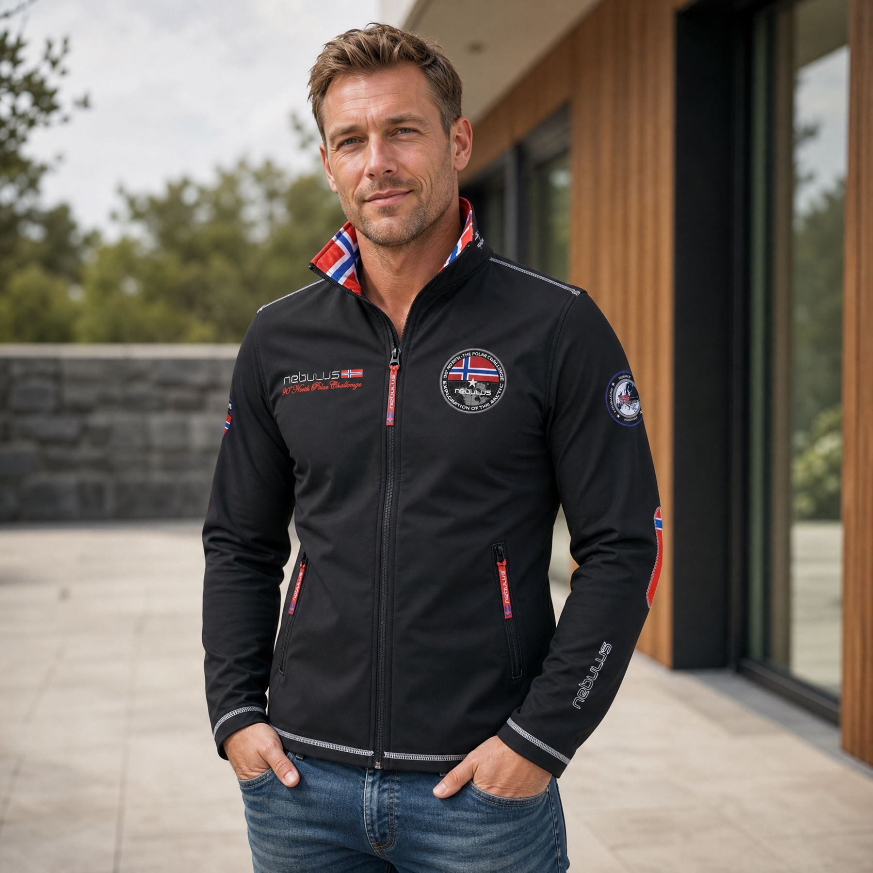 Nebulus Softshelljacke MAESTRO, Q501 - Herren, schwarz, M