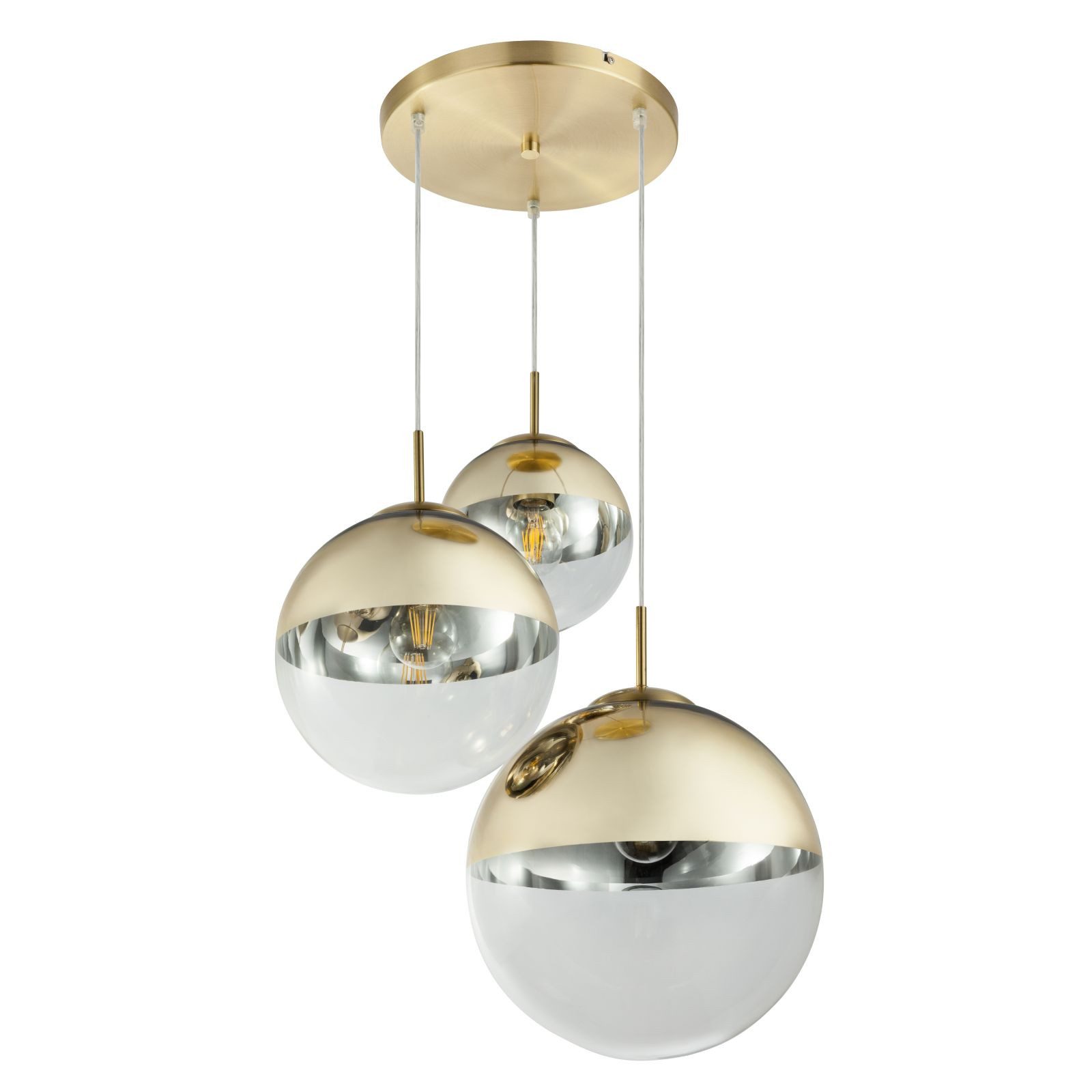 GLOBO LIGHTING Hängeleuchte Hängelampe Wohnzimmer Glas günstig online kaufen