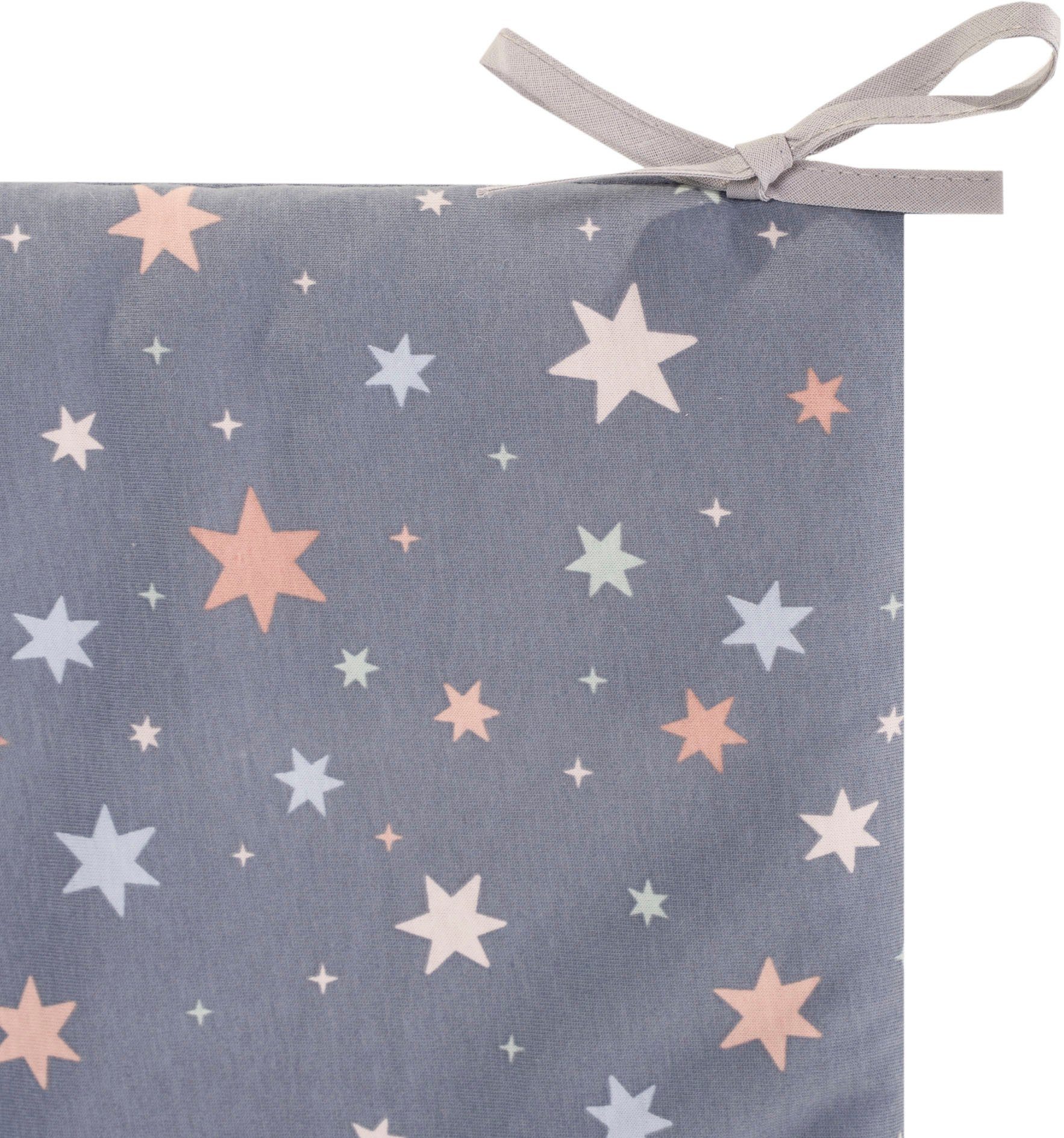Julius Zöllner Bettnestchen Comfort Soft, Shiny Stars, Made in Germany