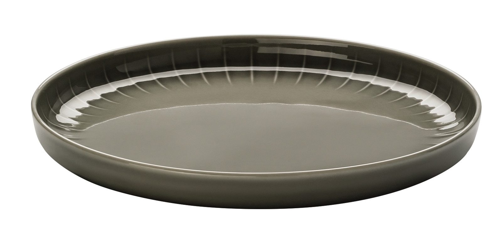 ARZBERG Speiseteller Joyn Grau Gourmetteller flach 22 cm, Teller Flach