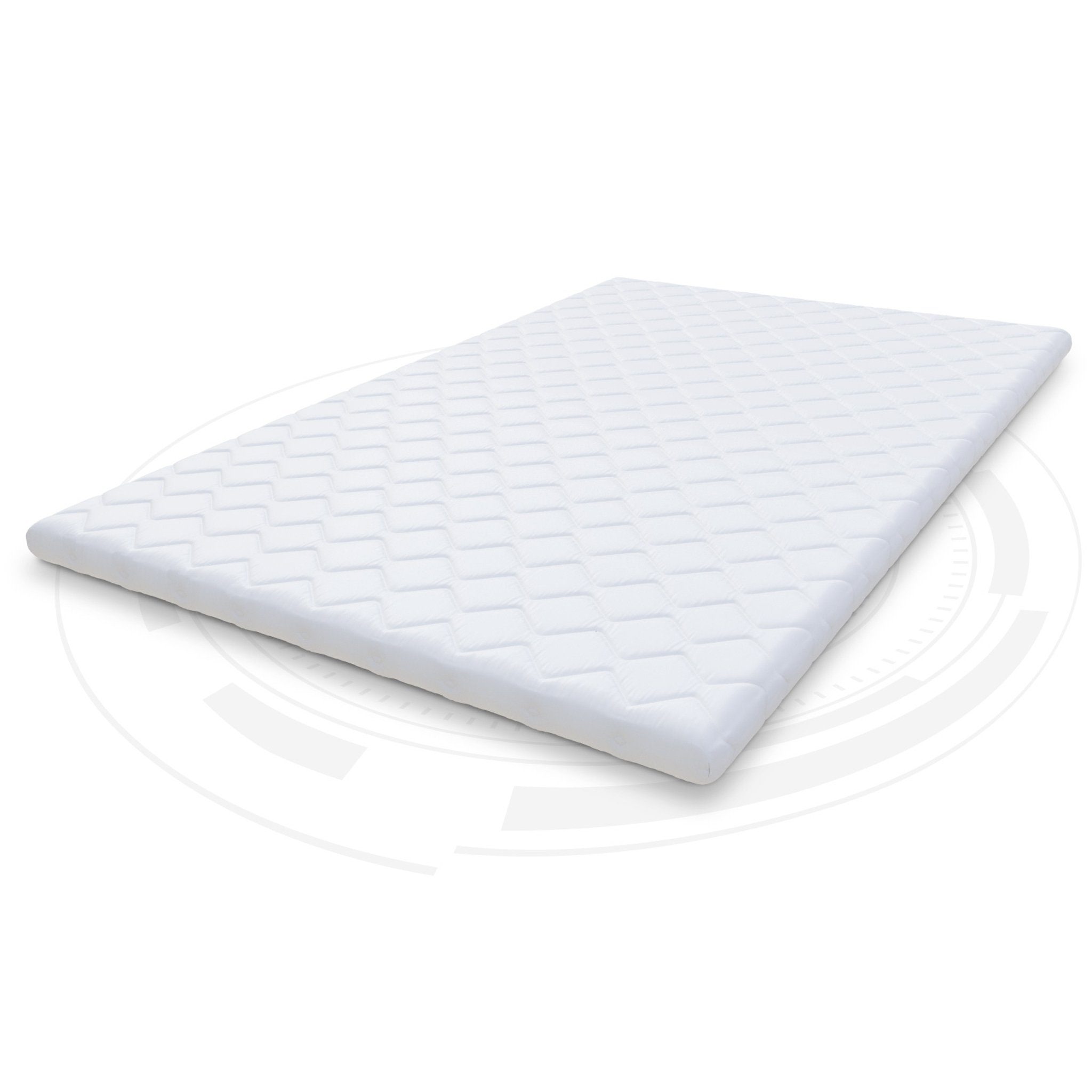 FDM, Topper KOKOS 90x200, 140x200, 180x200 cm und weitere Größen, (Kokostopper, Matratzentopper)