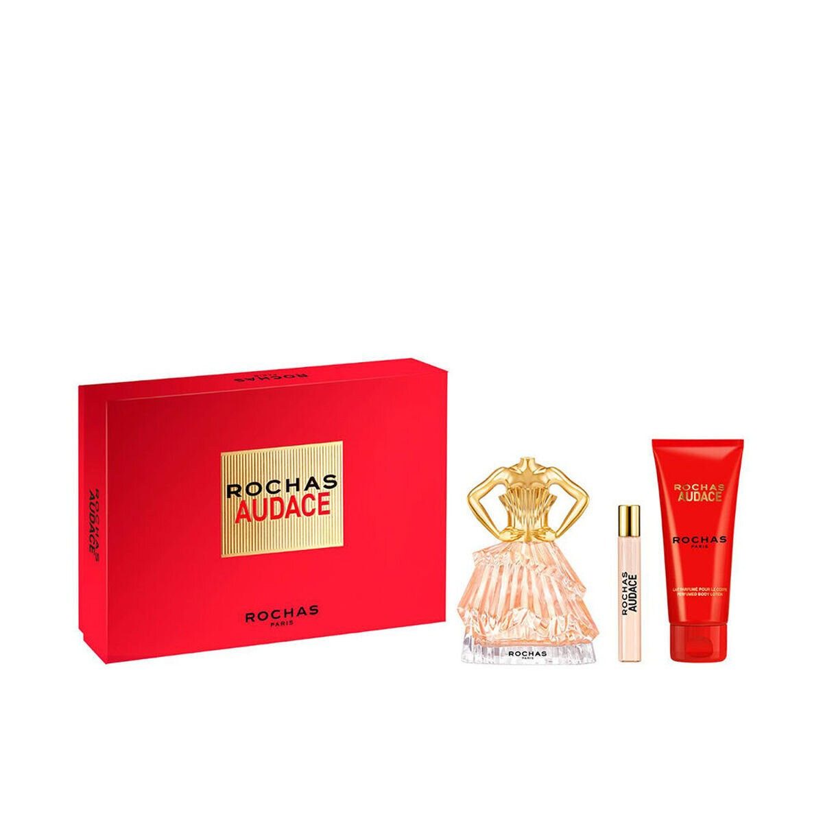 Rochas Duft-Set Rochas Audace Eau De Perfume Spray 90ml Set 3 Artikel