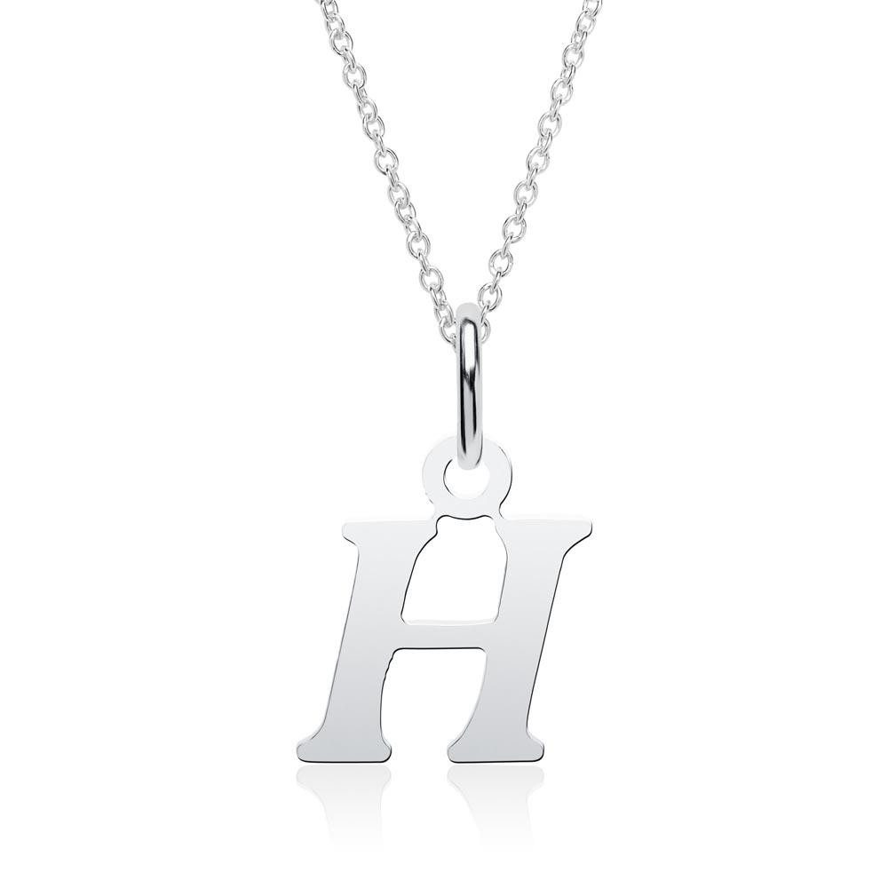 Unique Kettenanhänger Unique Buchstabenanhänger "H" 925er günstig online kaufen