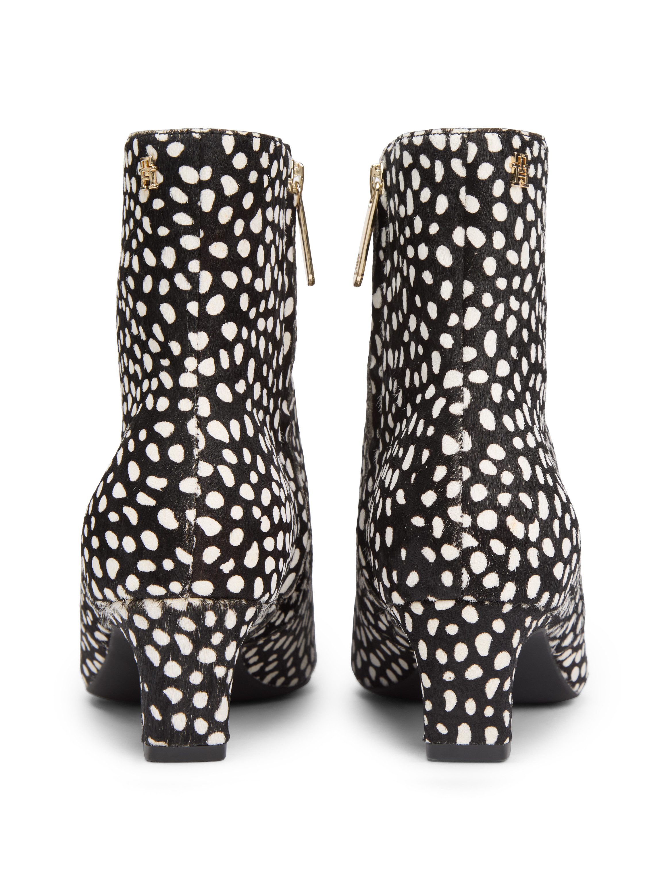 Tommy Hilfiger TH SNOW LEOPARD BOOT Stiefelette, Trichterabsatz, Businesschuh in spitz zulaufender Form – Bild 4 von 5