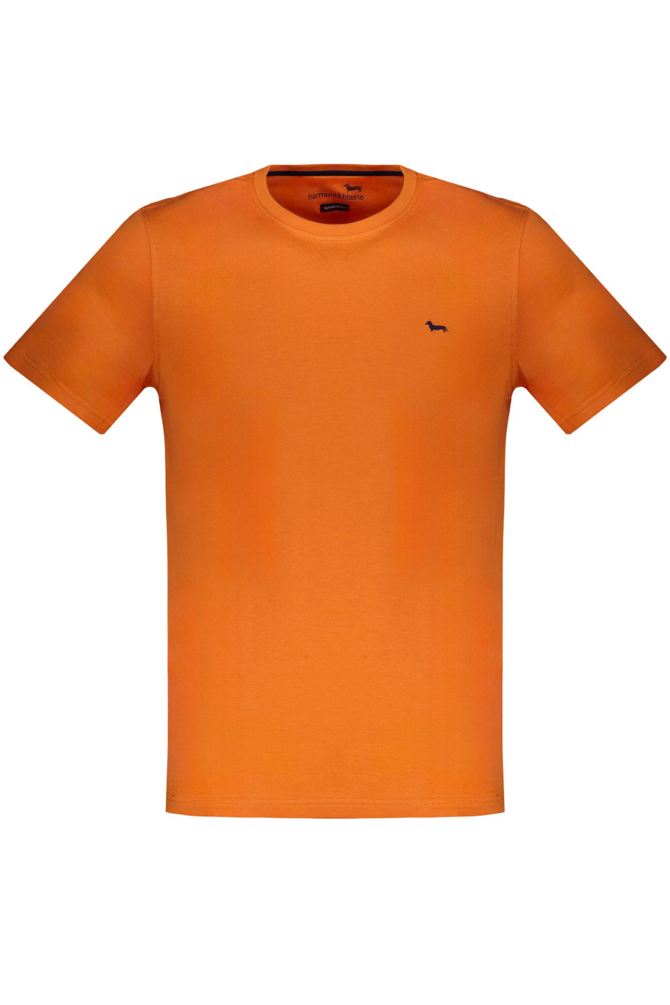 Harmont & Blaine T-Shirt Stylisches Herren-T-Shirt in Orange: Schmal