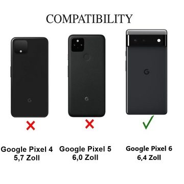 CoverKingz Handyhülle Hülle für Google Pixel 6 Handyhülle Hybrid Silikon Case Bumper Cover 16,25 cm (6,4 Zoll), Handyhülle Schutzhülle Transparent Hybrid Silikonhülle Bumper