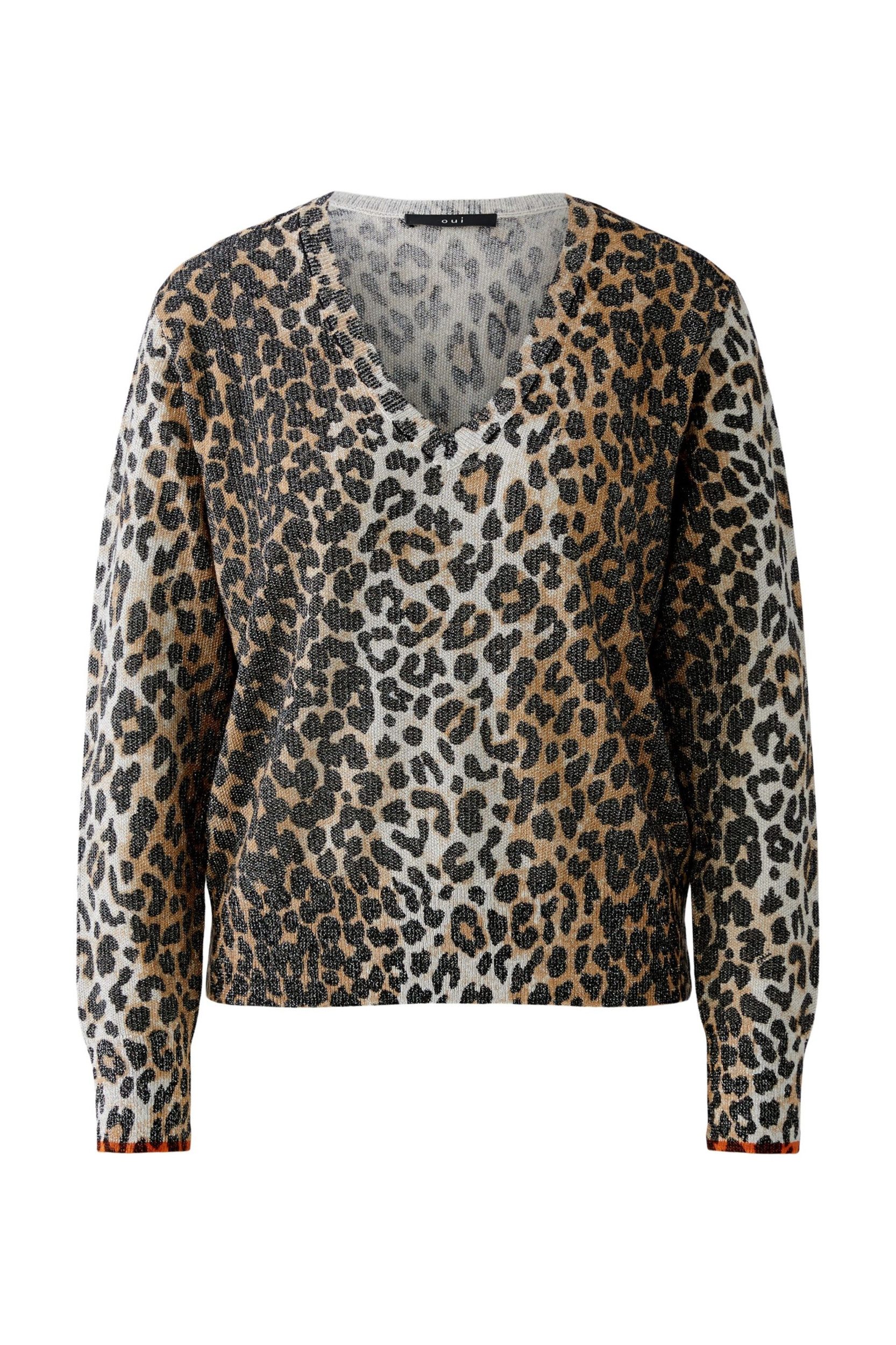 Oui Wollpullover Pullover dk camel black günstig online kaufen