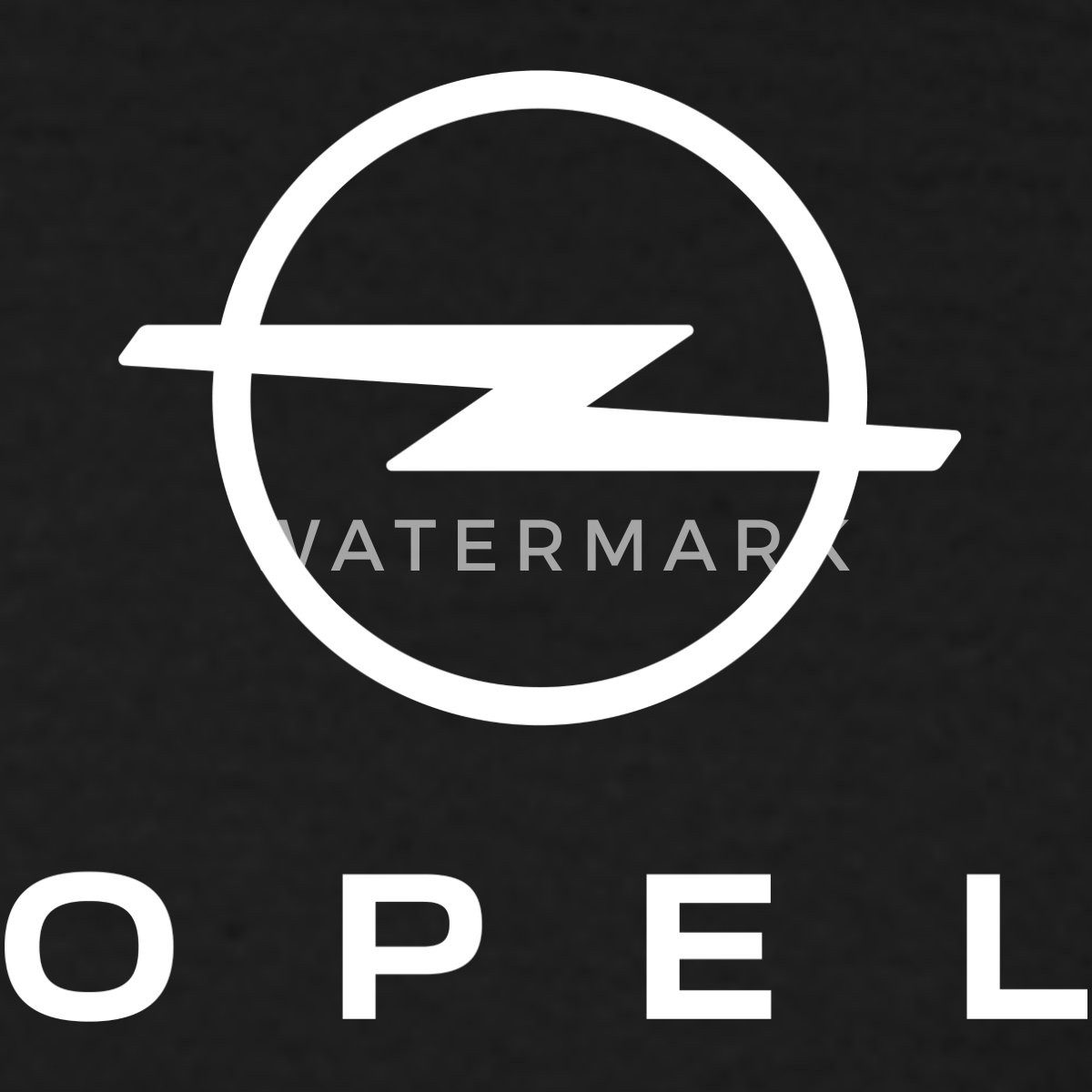 Spreadshirt T-Shirt Opel Logo Weißer Schriftzug günstig online kaufen