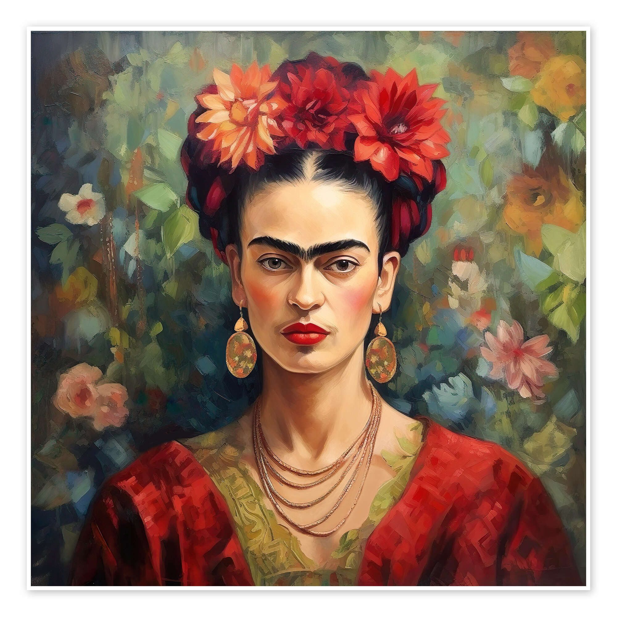 Posterlounge Wandbild Frida Kahlo Vintage, Mark Ashkenazi, erhältlich als P günstig online kaufen