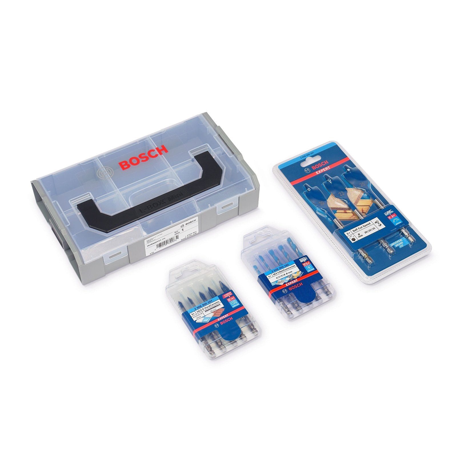 BOSCH Fräsbohrer Bosch Expert Drilling Set in mini L-boxx - 0615997645