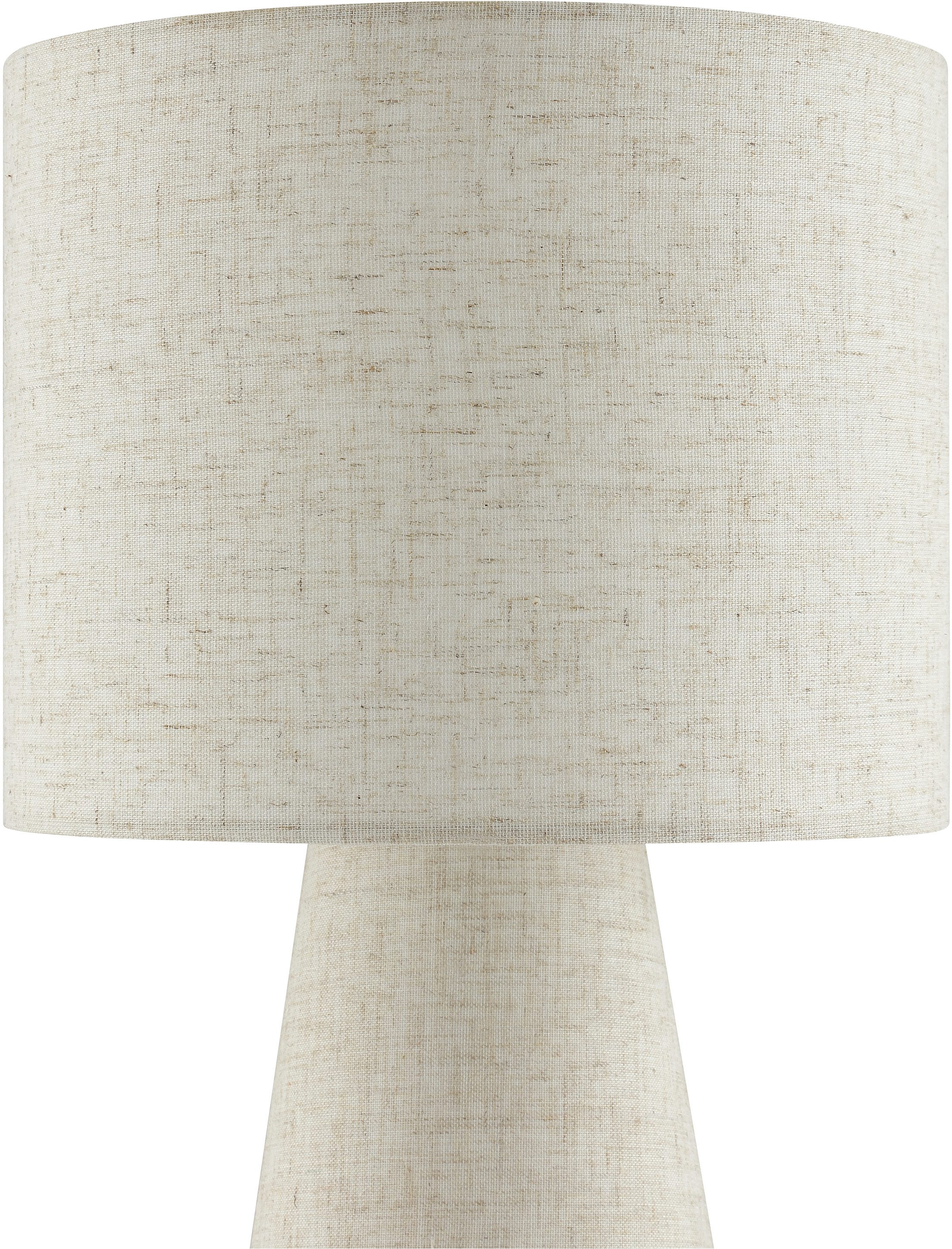 LeGer Home by Lena Gercke Tischleuchte Lienne, ohne Leuchtmittel, Höhe 45 cm, Ø 25 cm, E14, Textilschirm, Schnurzwischenschalter