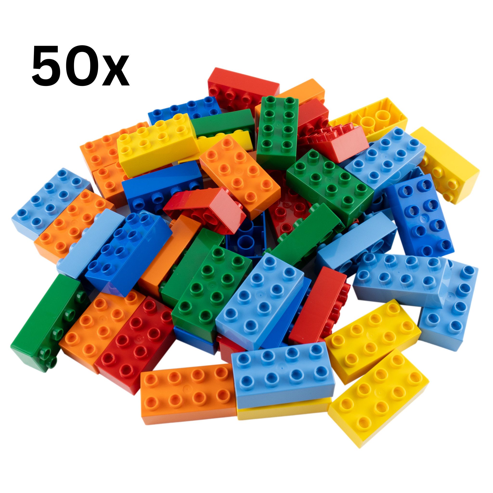 LEGO® LEGO® DUPLO® 2x4 Steine Bausteine Bunt Gemischt - 3011 NEU! Menge 50x günstig online kaufen