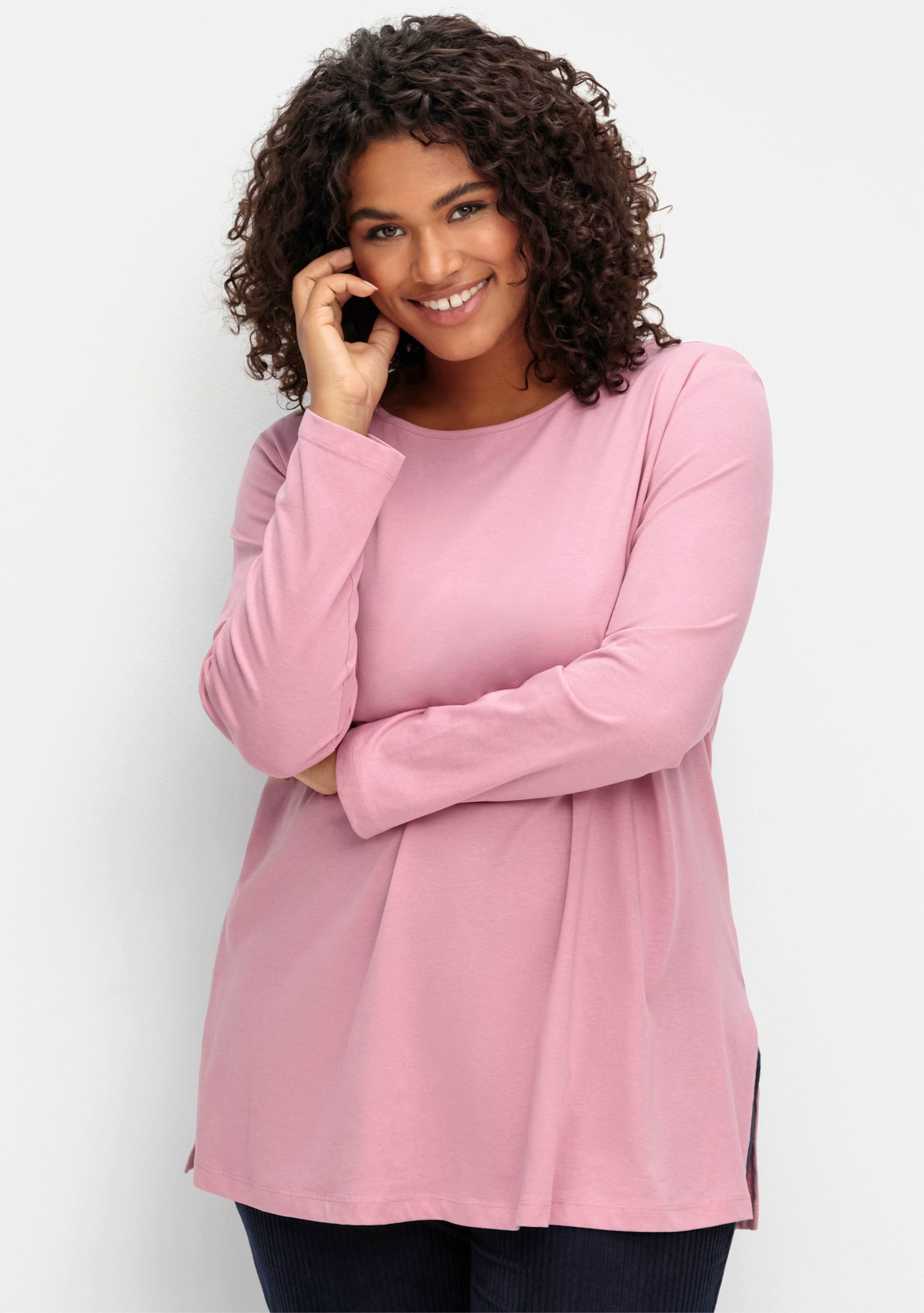 Sieh an! T-Shirt Longshirt Langarm