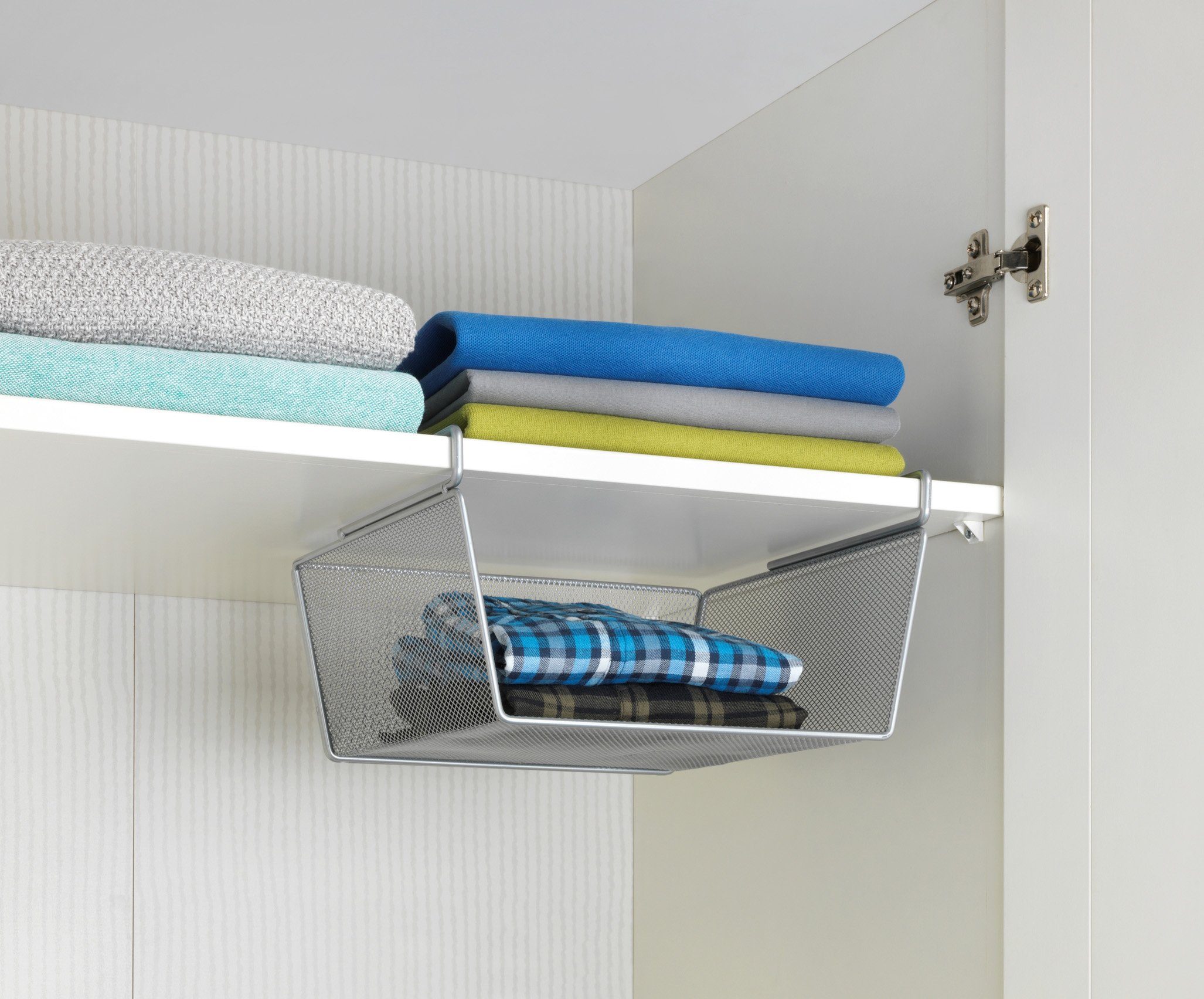 WENKO Einhängekorb, zum Einhängen in Regal oder Schrank, zusätzlicher Staur günstig online kaufen