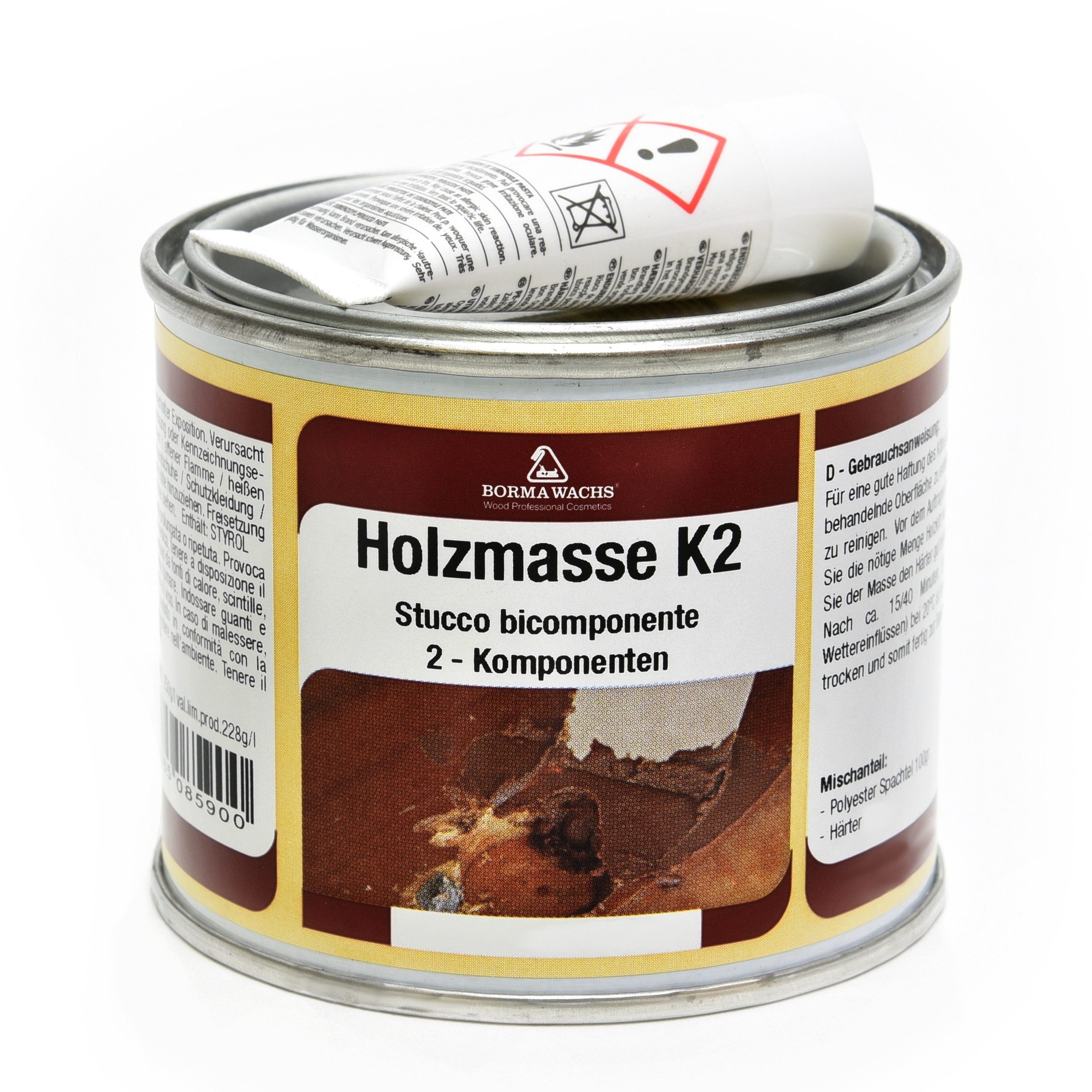 BORMA Spachtelmasse 2K Holzkitt Schwarz - günstig online kaufen