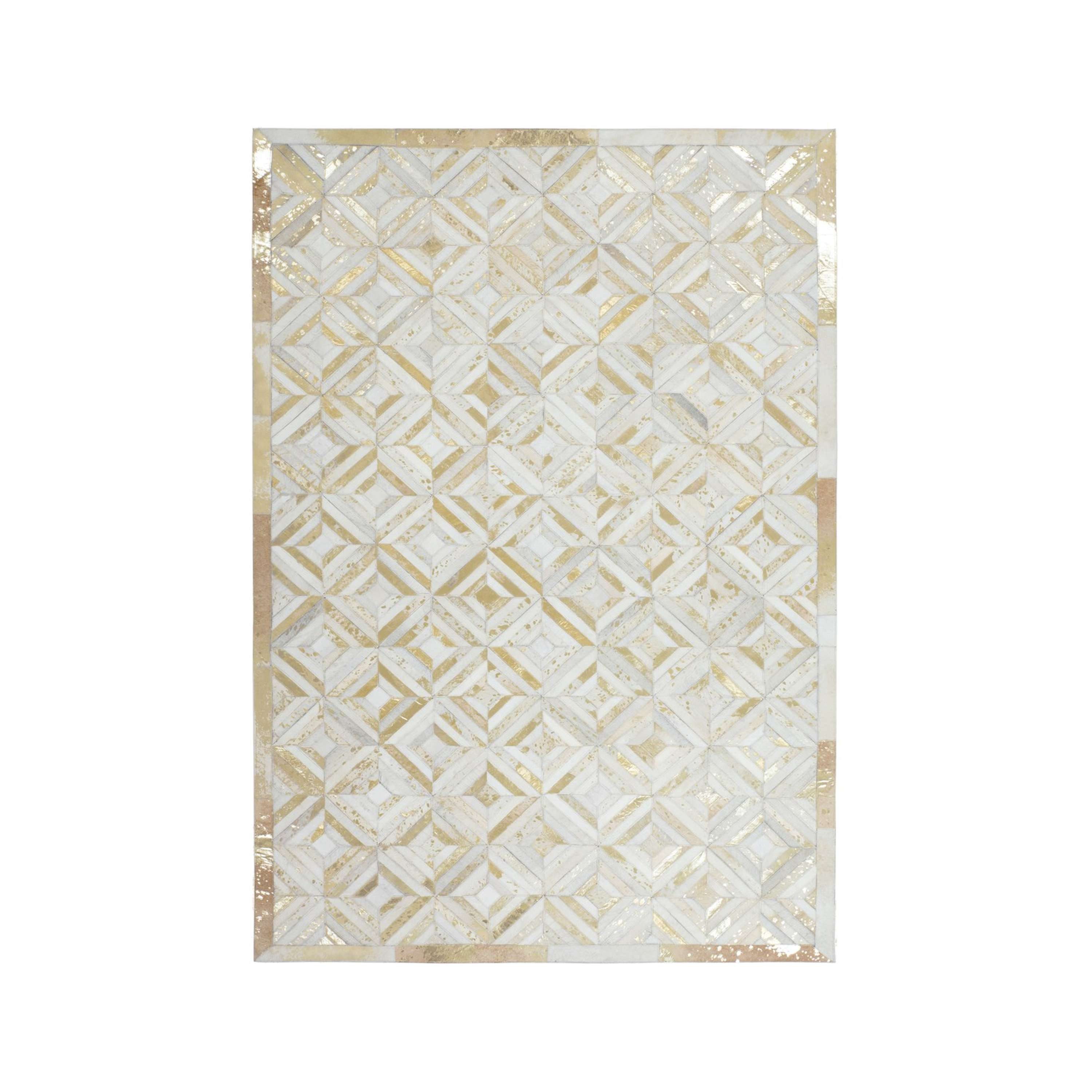 Qiyano Teppich Flachflorteppich Imivai 100 Elfenbein 80 x 150 cm, Höhe: 80 mm