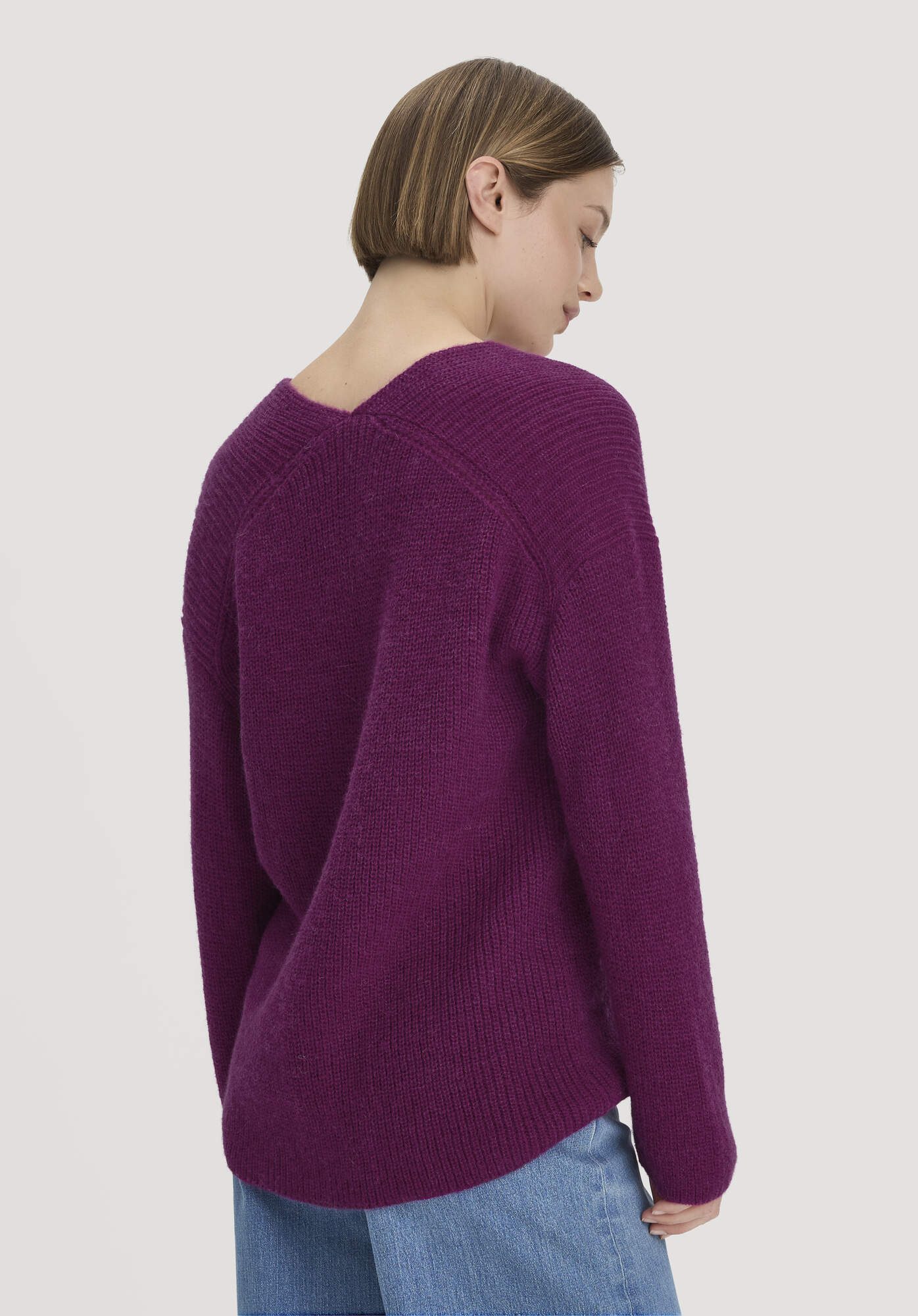 Hessnatur Strickpullover aus reinem Alpaka (1-tlg) – Bild 5 von 5