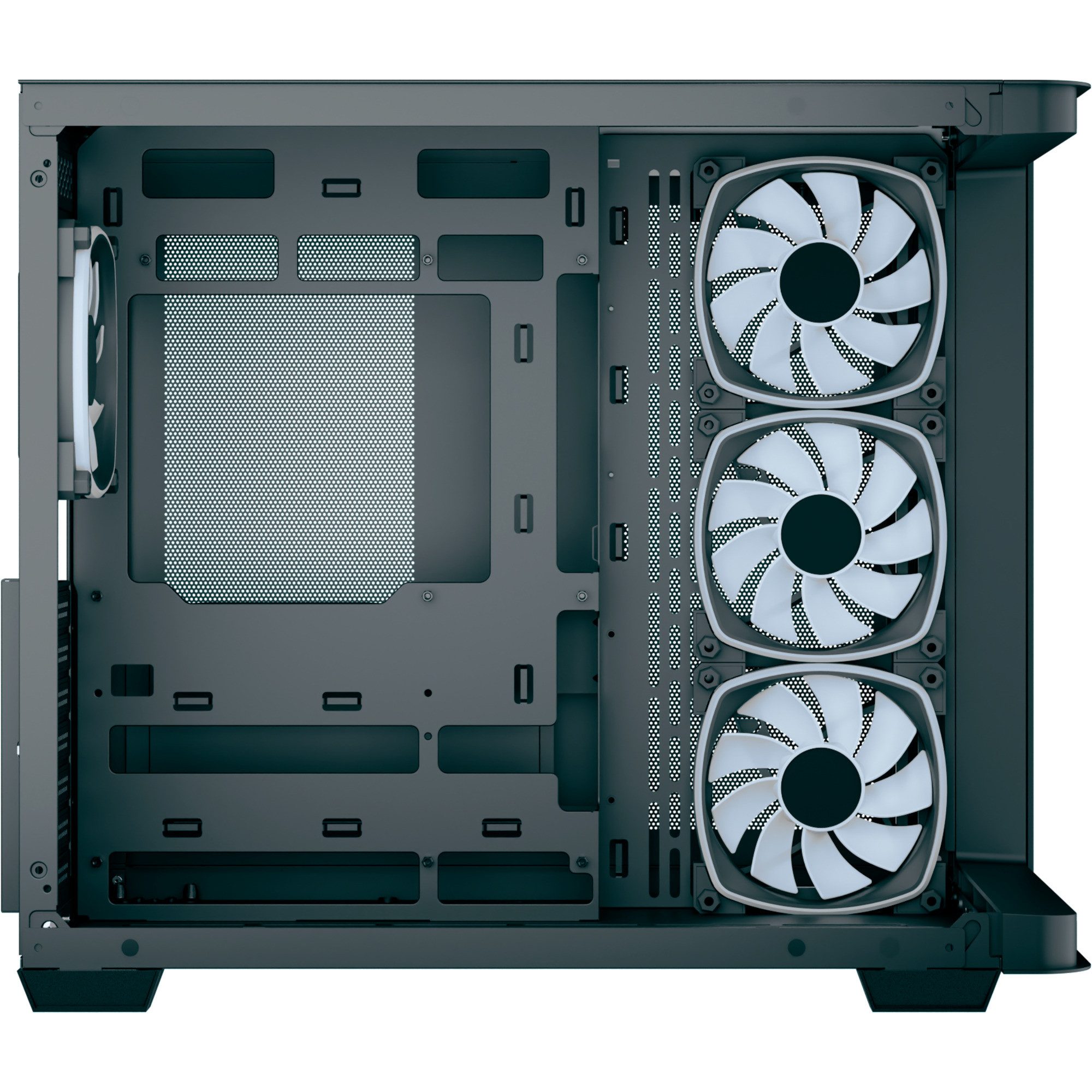 Aerocool PC-Gehäuse Aerocool P500C EVO-G-BK-v1, Tower-Gehäuse