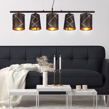 etc-shop LED Pendelleuchte, Leuchtmittel inklusive, Warmweiß, Farbwechsel, Pendelleuchte Esstisch dimmbar mit Fernbedienung