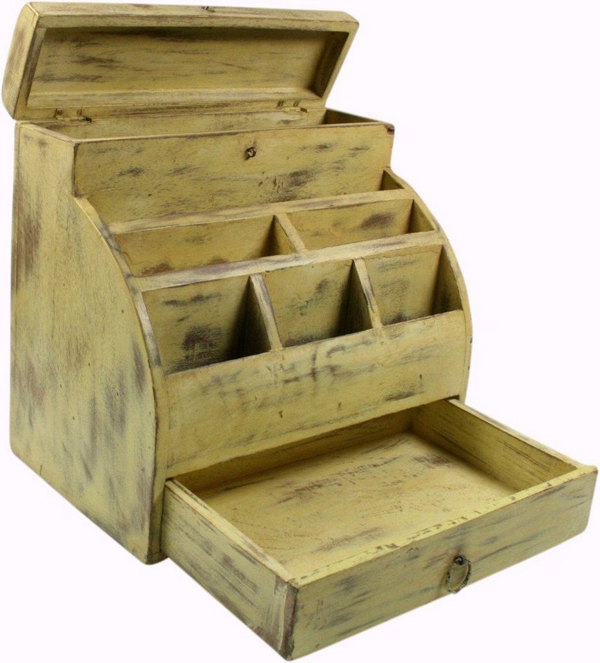 Thumbnail - Guru-Shop Aufbewahrungsdose Vintage Schreibtisch Ordner, Schreibtisch..