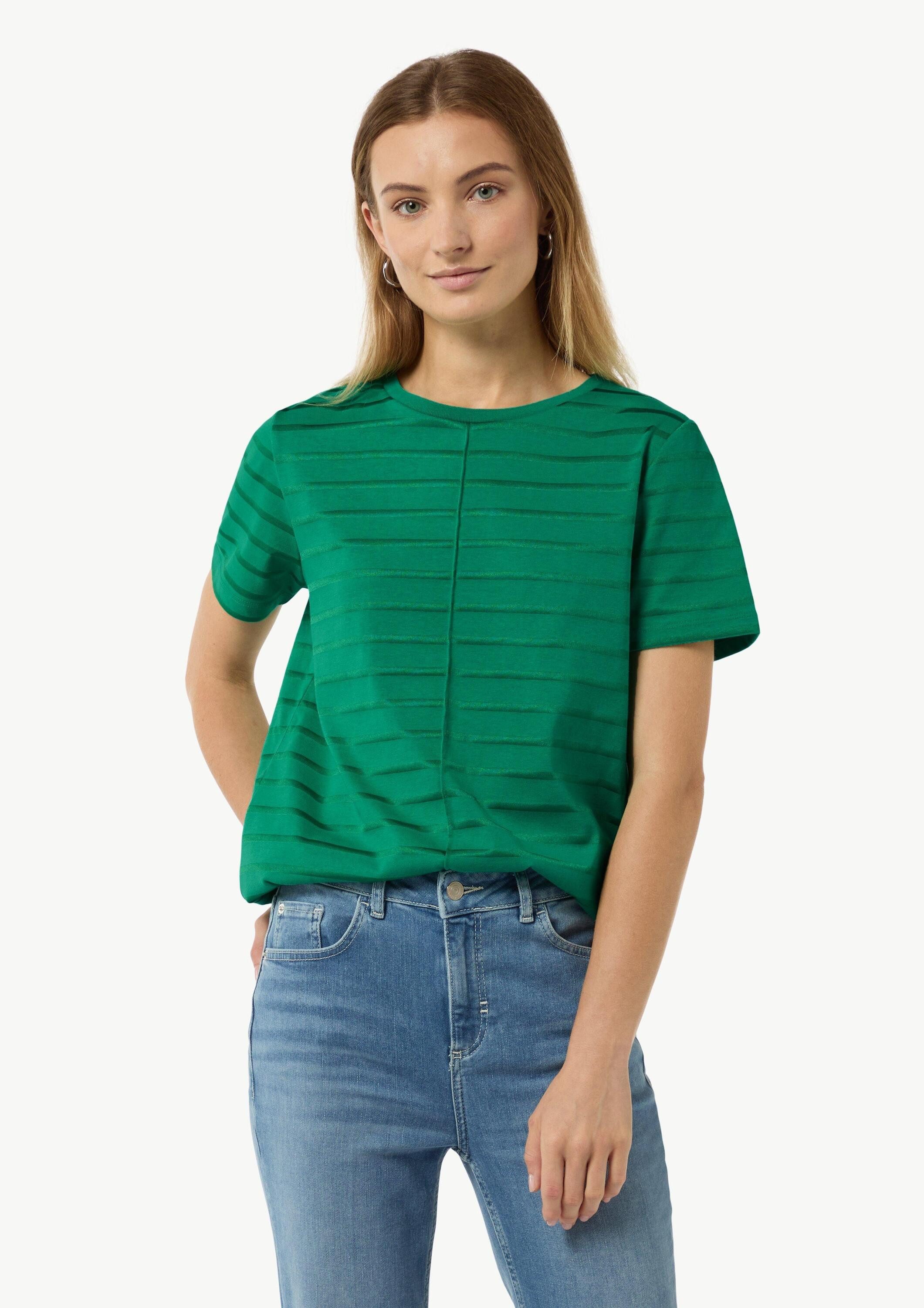 comma Kurzarmshirt T-Shirt T-Shirt