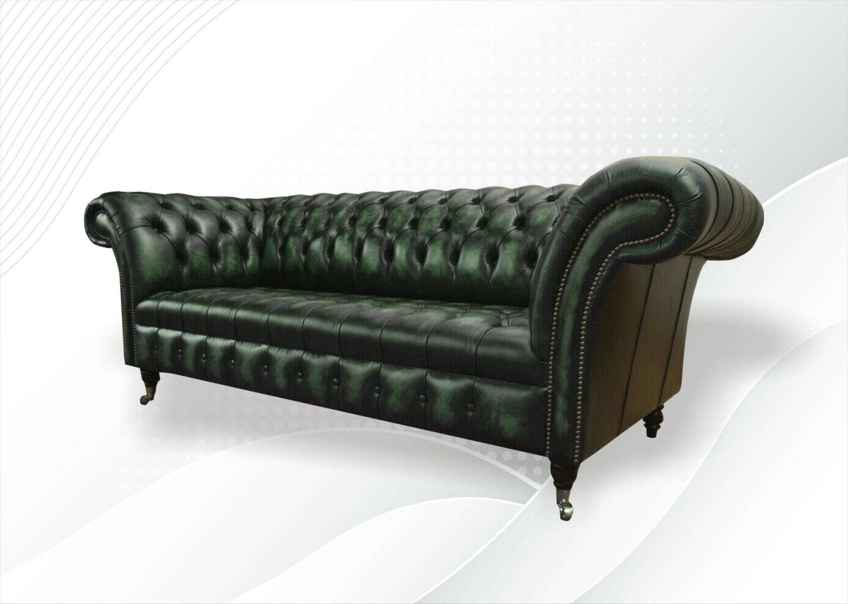 [Am beliebtesten] JVmoebel Chesterfield-Sofa, Chesterfield 3 Sitzer Couch 225 Sofa Design cm