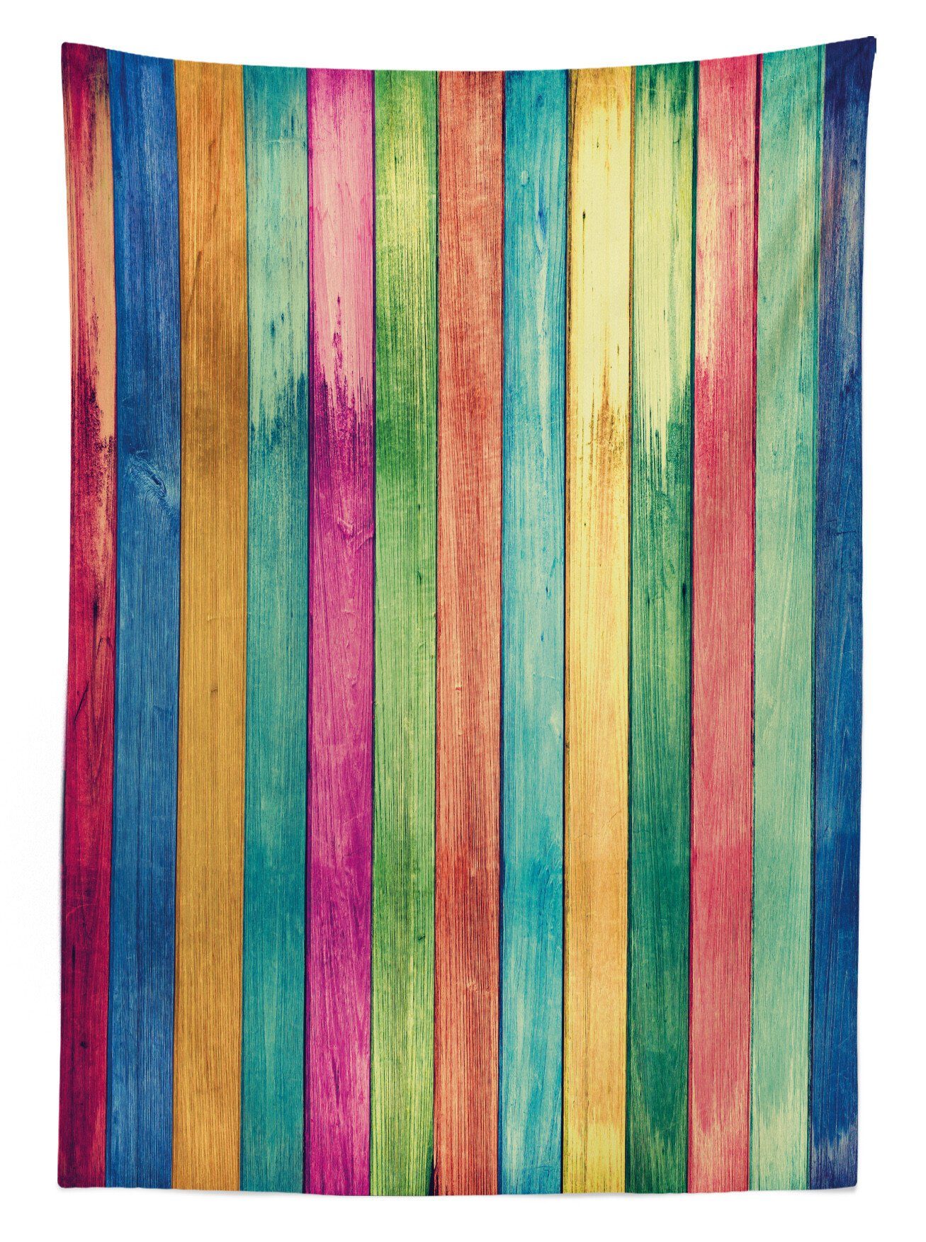 Abakuhaus Tischdecke Farbfest Waschbar den Holzrücken geeignet Bereich Klare Farben, Für Bunt Vintage Garden Außen
