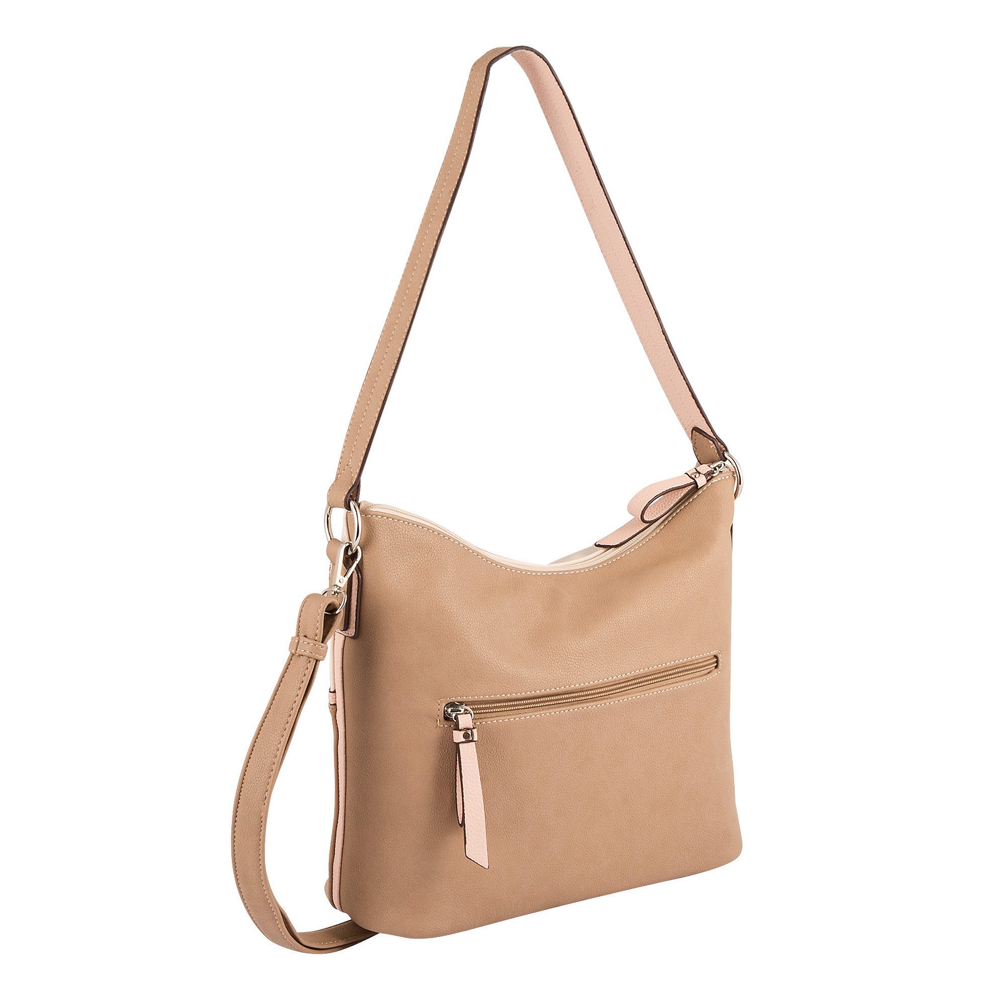 TOM TAILOR Umhängetasche Hobo Bag Jule MIXED ROSE