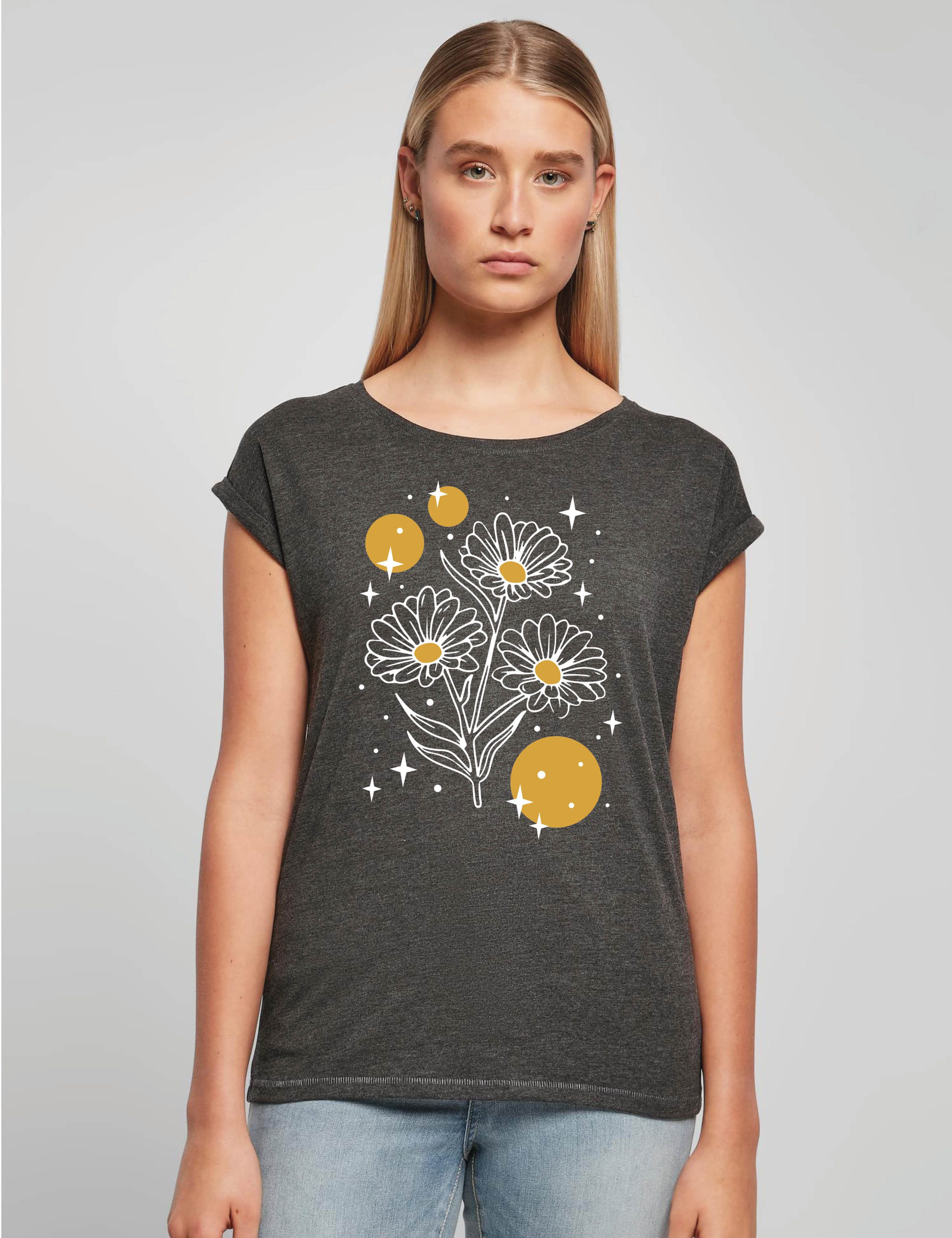 Youth Designz Print-Shirt "Sparkling Flowers" Damen günstig online kaufen