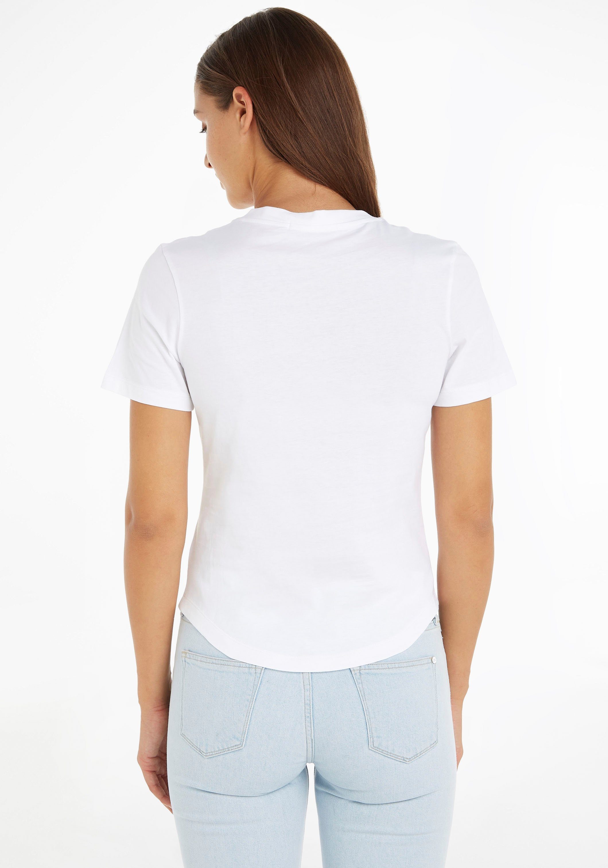 Calvin Klein Jeans V-Shirt MONOGRAM LOGO SLIM V-NECK TEE mit Calvin Klein  Jeans Logodruck