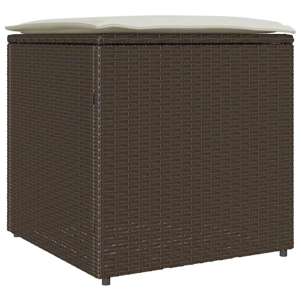 vidaXL Gartenbox Kissenbox mit Speicher Braun günstig online kaufen