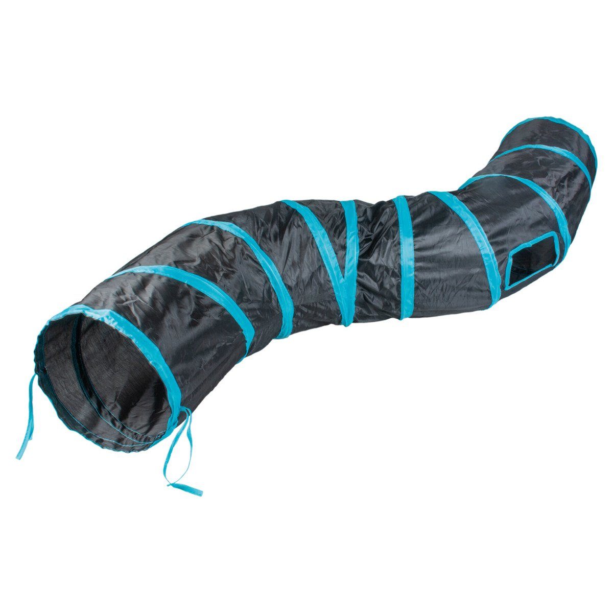 Tiertunnel Spieltunnel Snake blau/schwarz