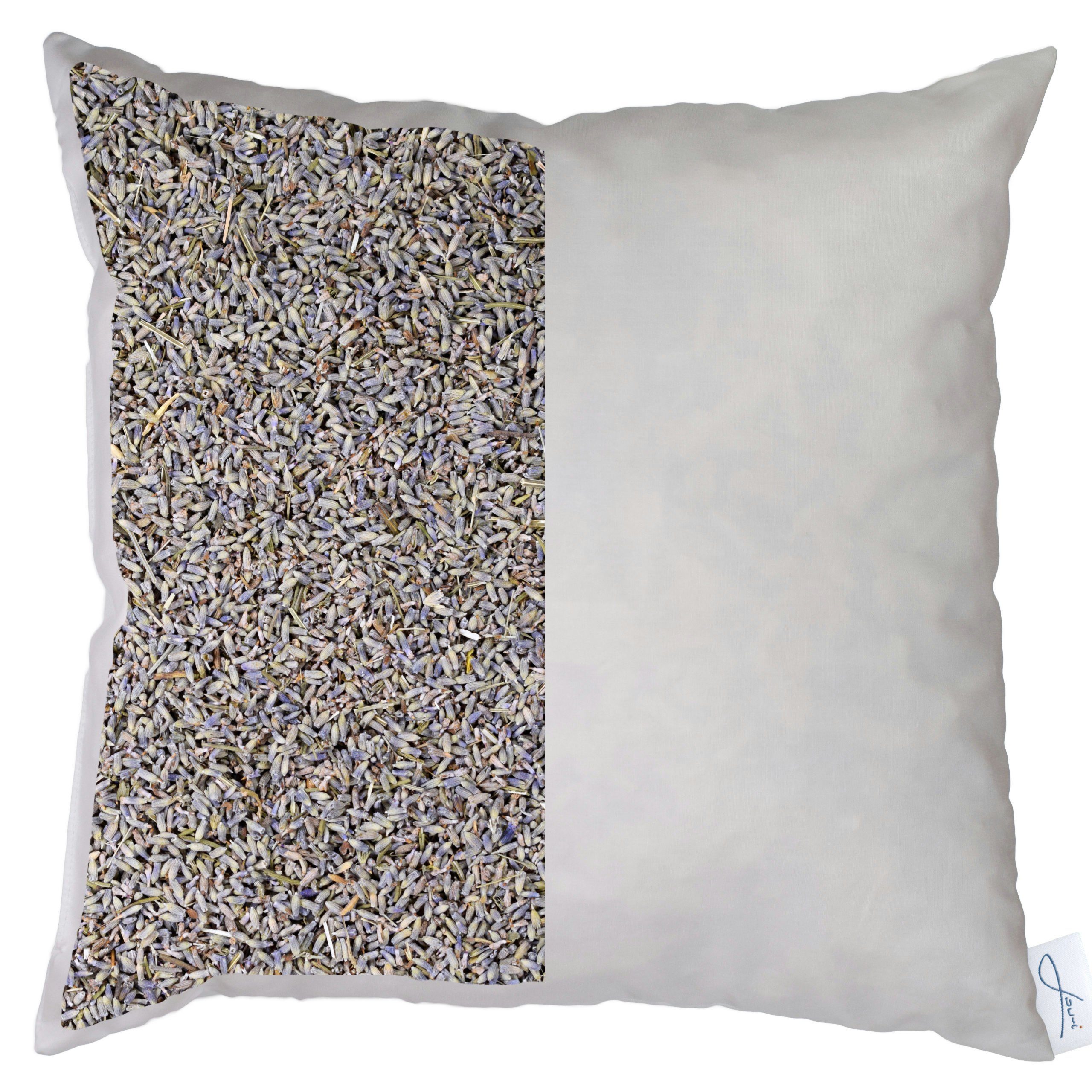 Lou-i Duftkissen Lavendelkissen, Füllung: Lavendelblüten, Bezug: 100% Leinen, hergestellt in Deutschland