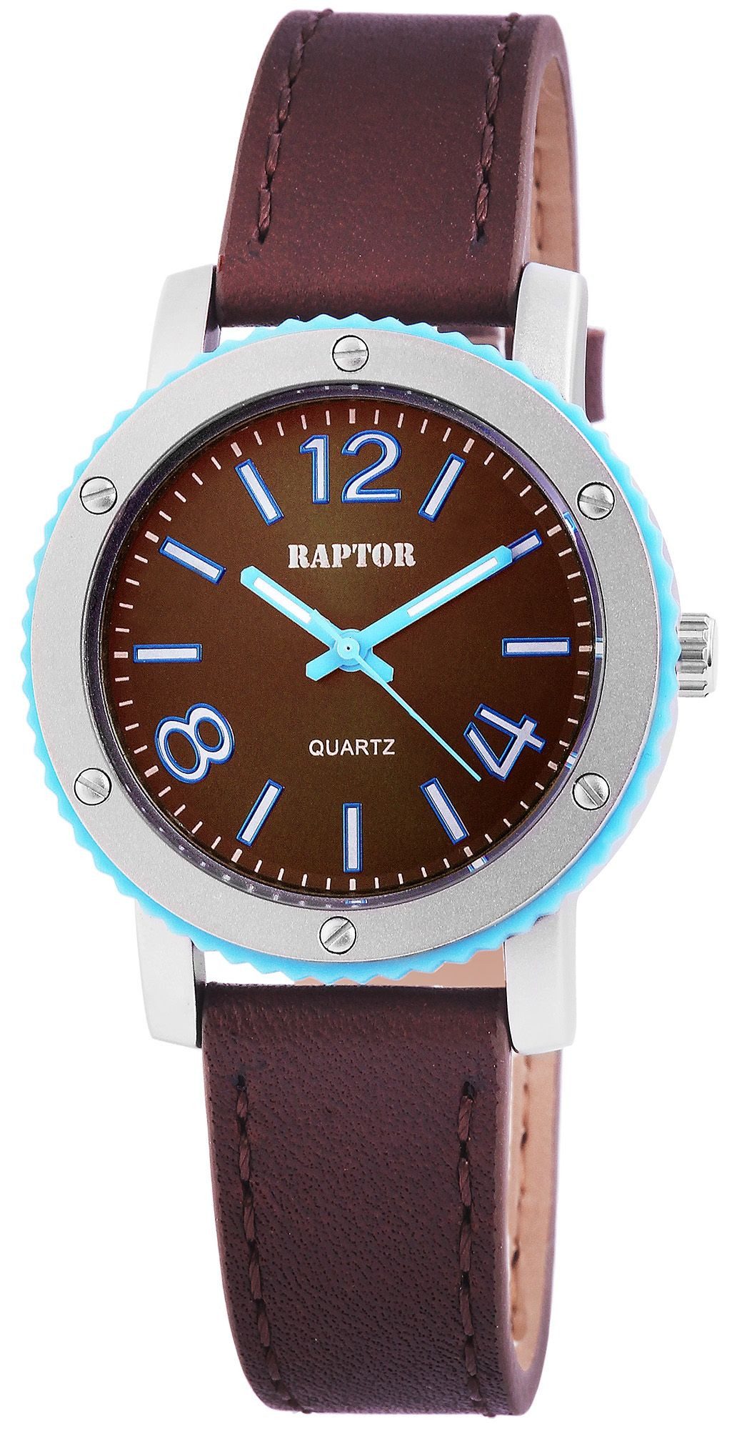 Raptor Quarzuhr Mirja mit Echtlederarmband, 3 günstig online kaufen