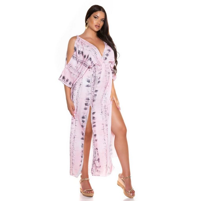 Koucla Abendkleid Sexy Deep V-Ausschnitt Maxi Kleid