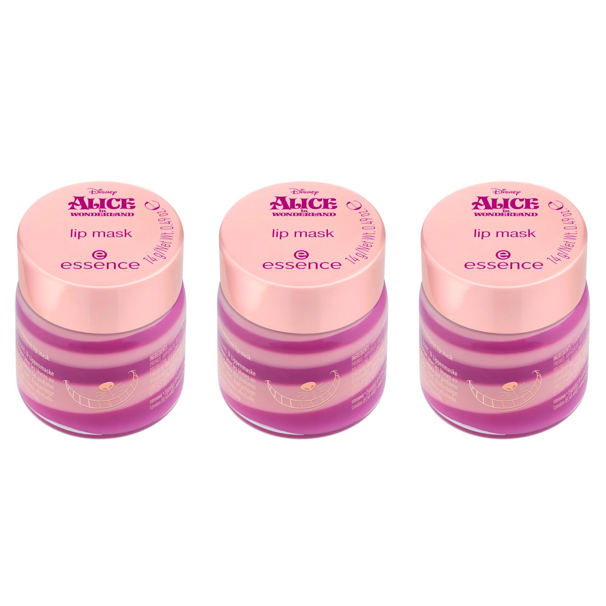 Essence Lippenmaske Disney Alice in Wonderland lip mask, 3-tlg.