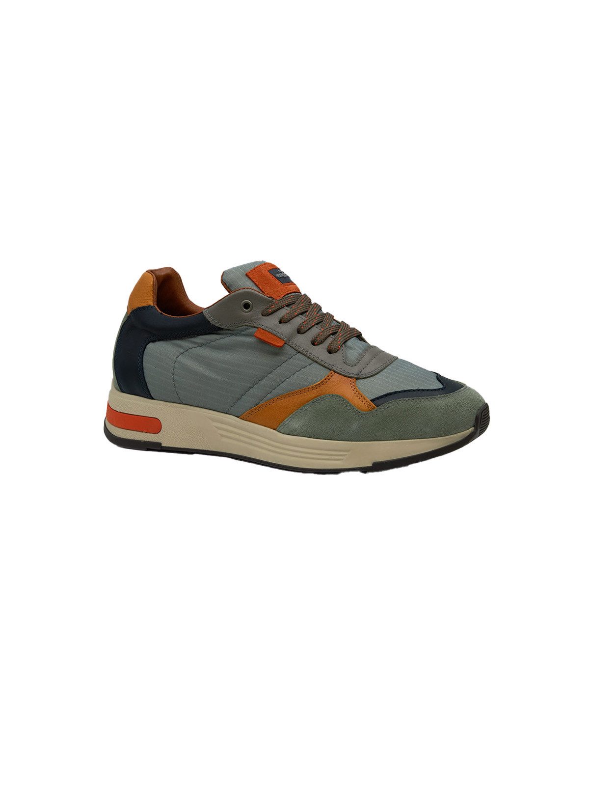 Sneaker aus Materialmix Sneaker