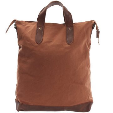 LECONI Umhängetasche Shopper Henkeltasche DIN A4 Damen Canvas Leder LE0037