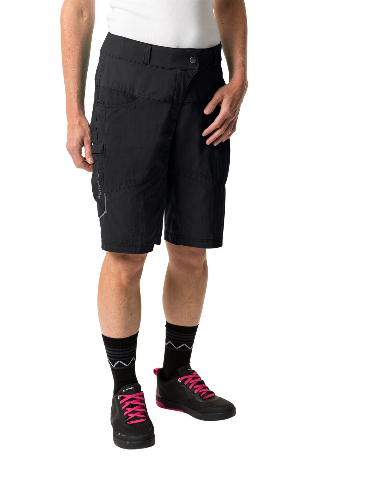 Vaude Fahrradhose Wo Qimsa Shorts für sportliche Aktivitäten, für Erwachsene, bequemer Sitz