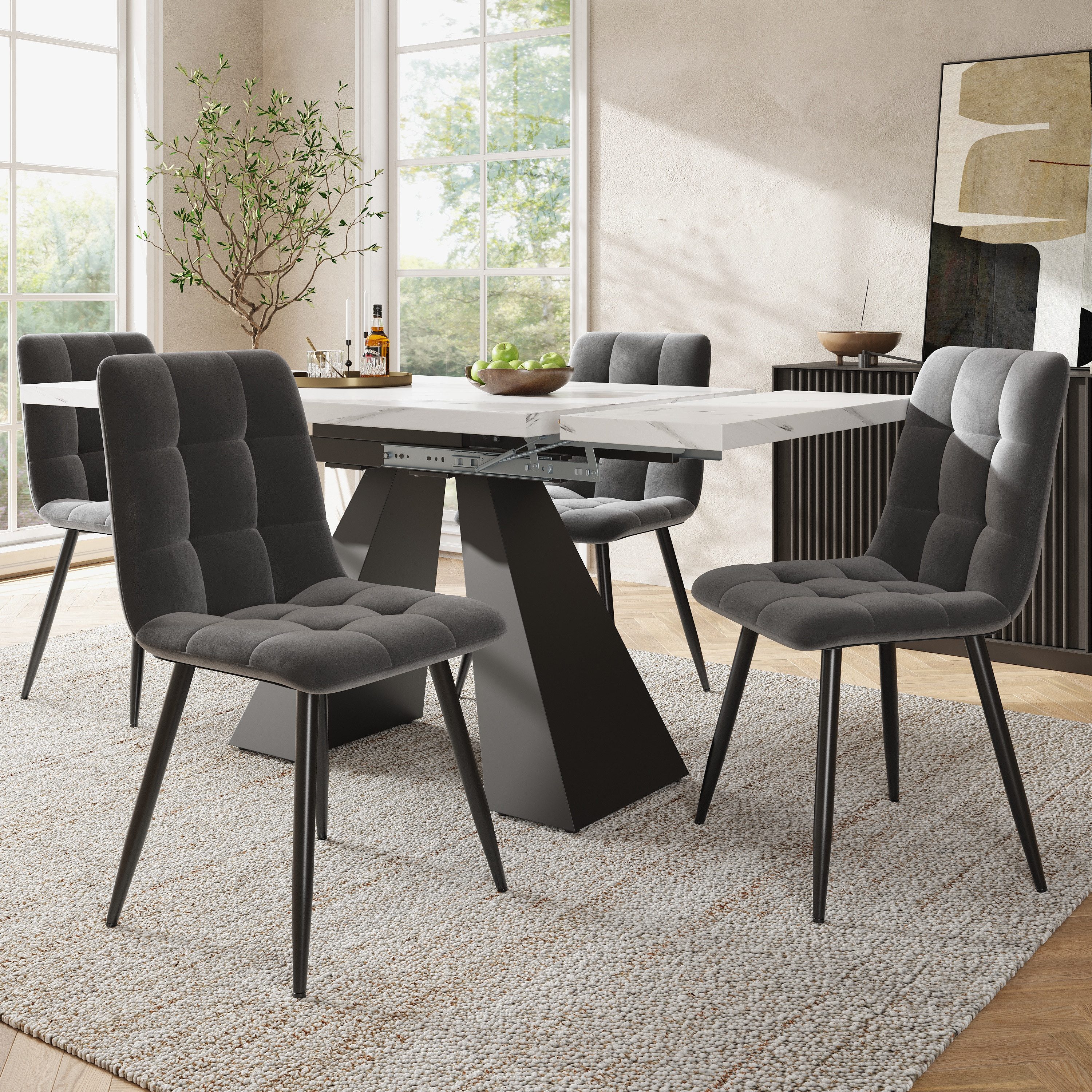 Flieks Essgruppe, (Set, 5-tlg., Tisch mit günstig online kaufen