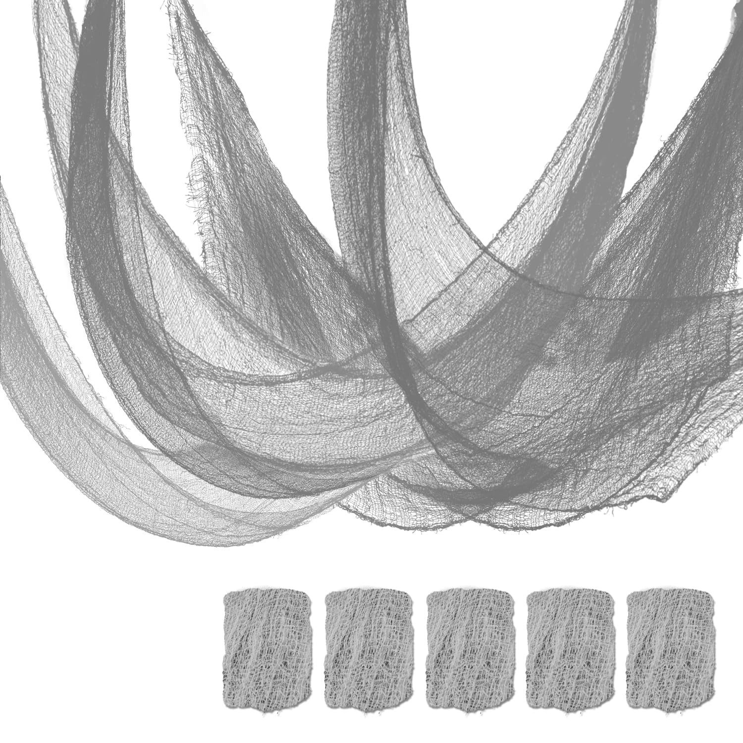 CLTYQ Dekoobjekt 5er-Set gruselige Halloween-Gaze-Stoff-Dekoration (5 St), günstig online kaufen