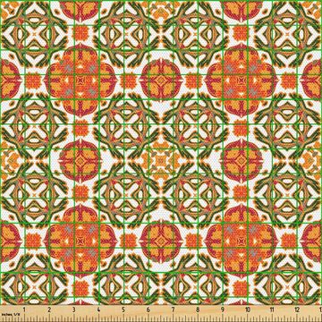 Abakuhaus Stoff Schön Gewebten Stoff für Polster und Wohnaccessoires, marokkanisch Vintage orientalische Fliese
