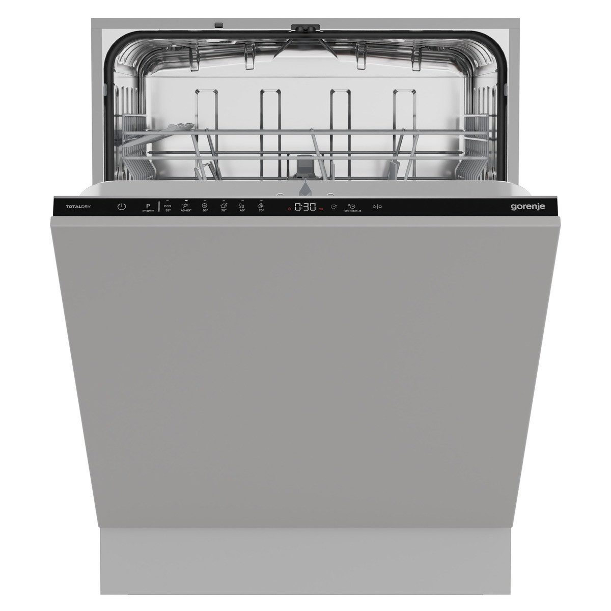 GORENJE vollintegrierbarer Geschirrspüler GV642A65, 8,9 l, 14 Maßgedecke, Made in Europe, auto. Türöffnung, Hygiene Programm